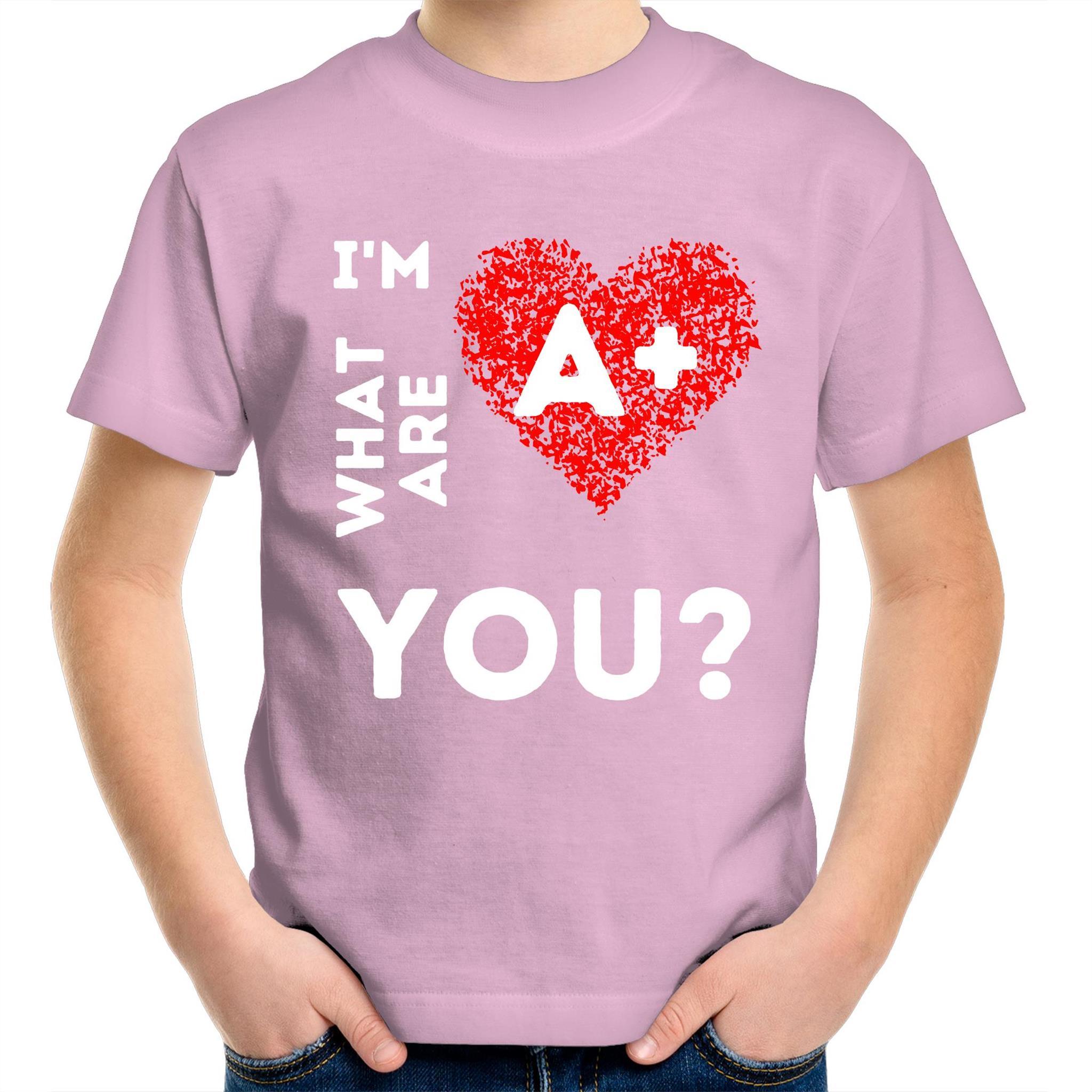 A+ - Kids Youth Crew T-Shirt - Blood Donation Tees
