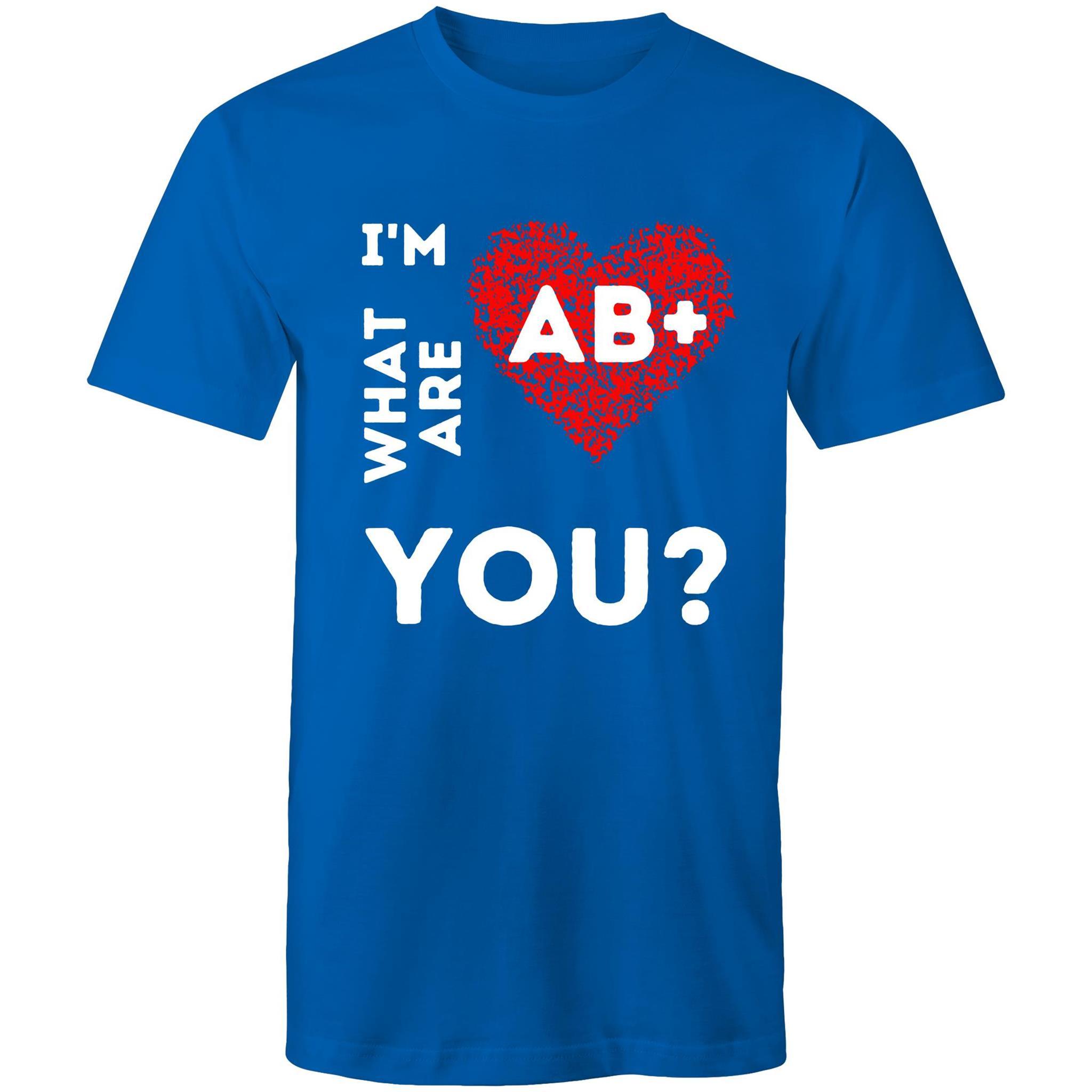 AB+ Blood type - Men's T-Shirt - Blood Donation Tees