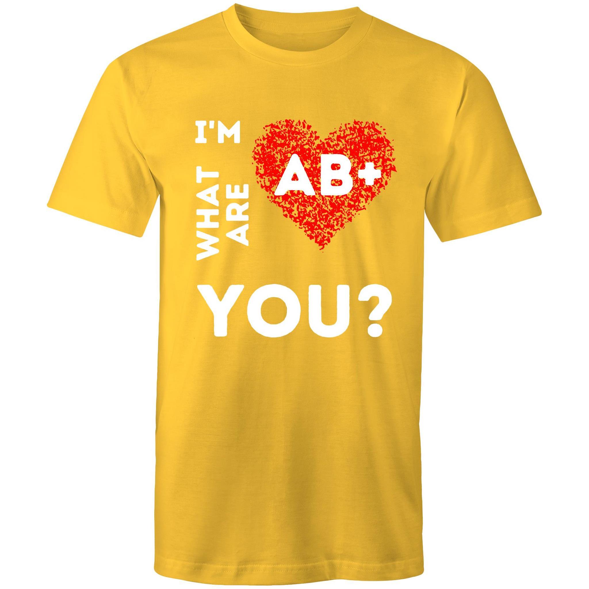 AB+ Blood type - Men's T-Shirt - Blood Donation Tees