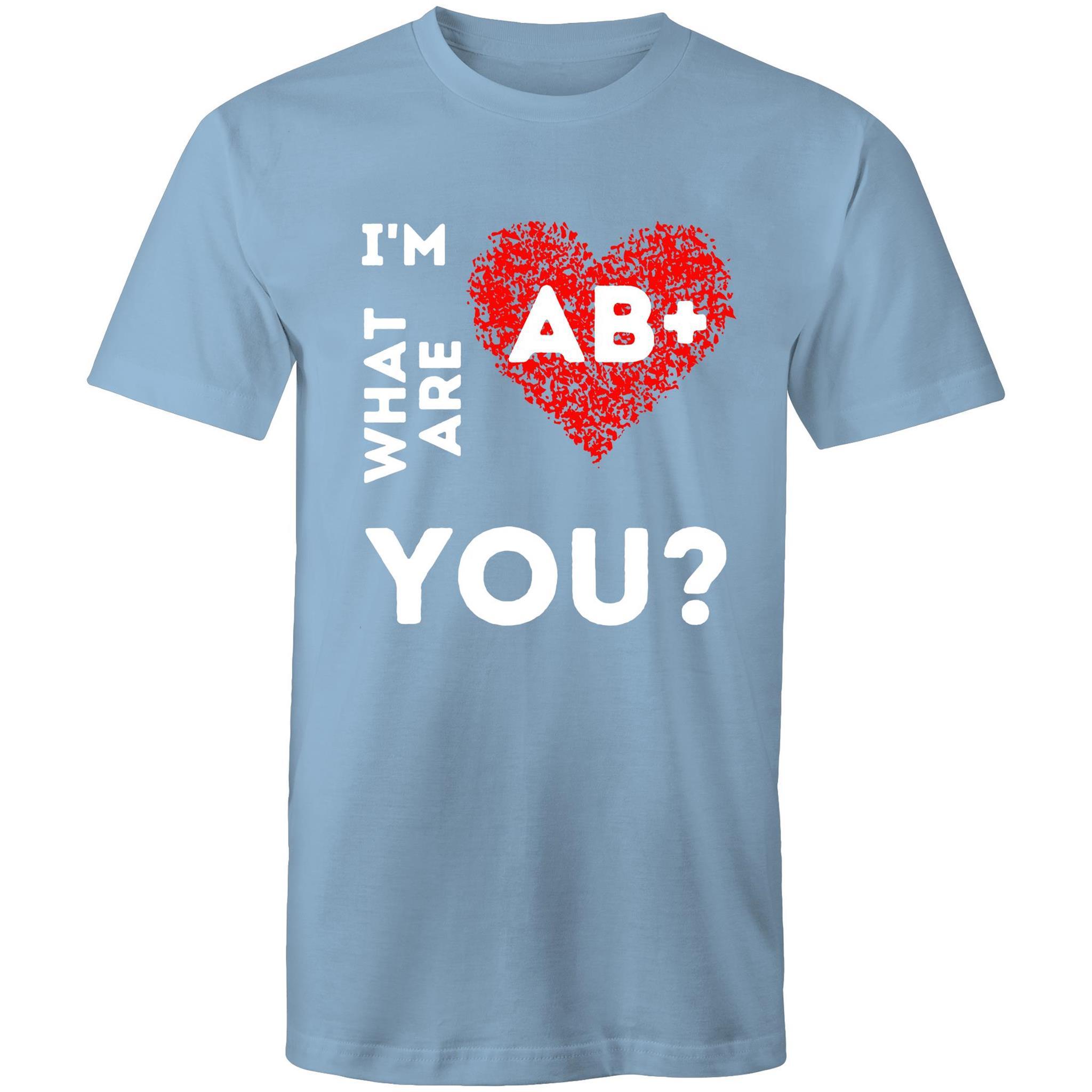 AB+ Blood type - Men's T-Shirt - Blood Donation Tees
