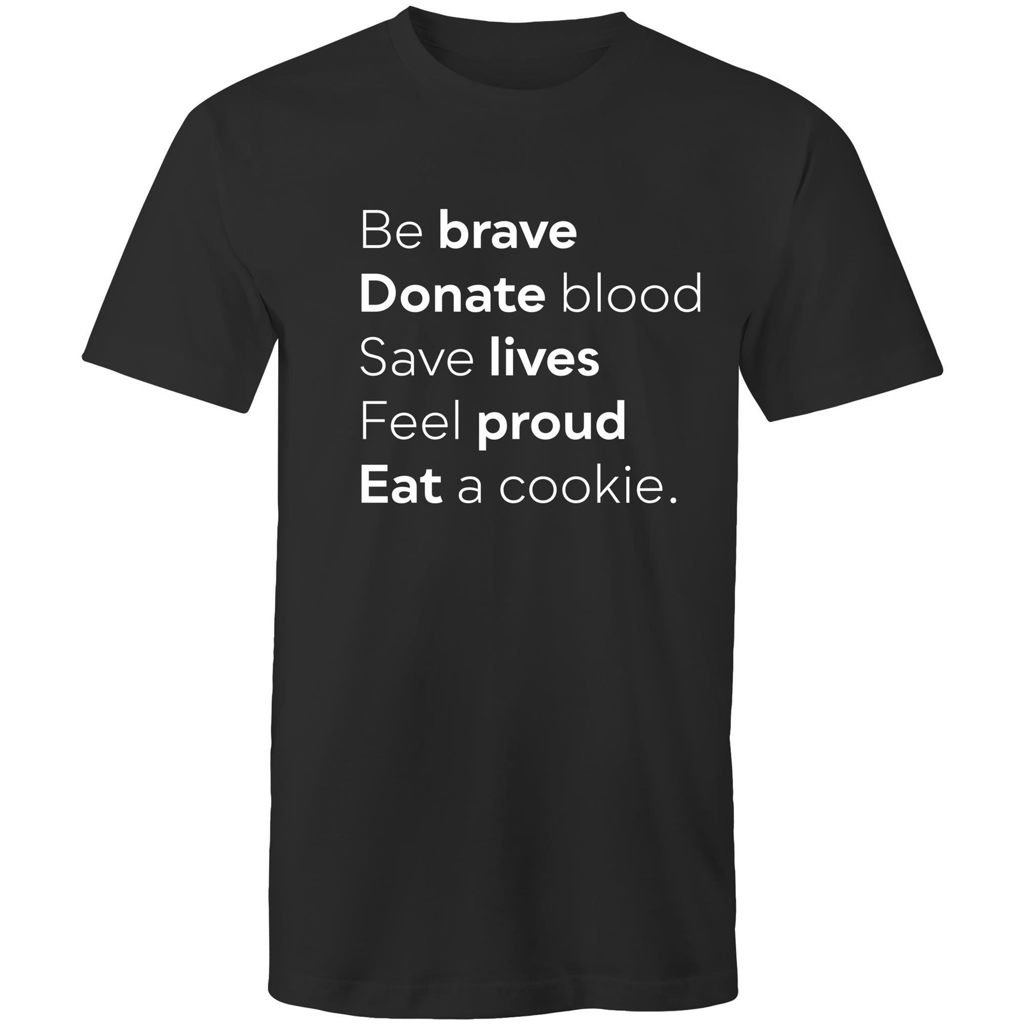 Be Brave - Men's T-Shirt - Blood Donation Tees