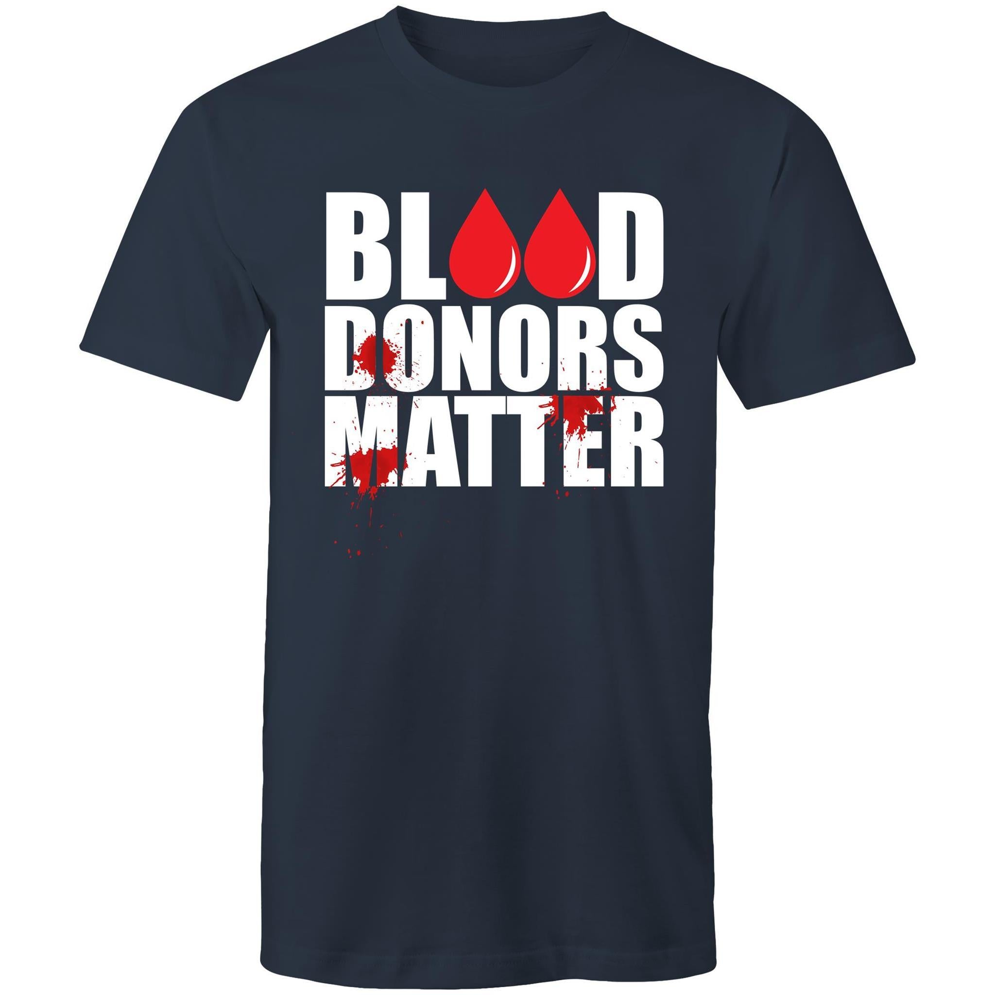 Blood Donors Matter - Men's T-Shirt - Blood Donation Tees
