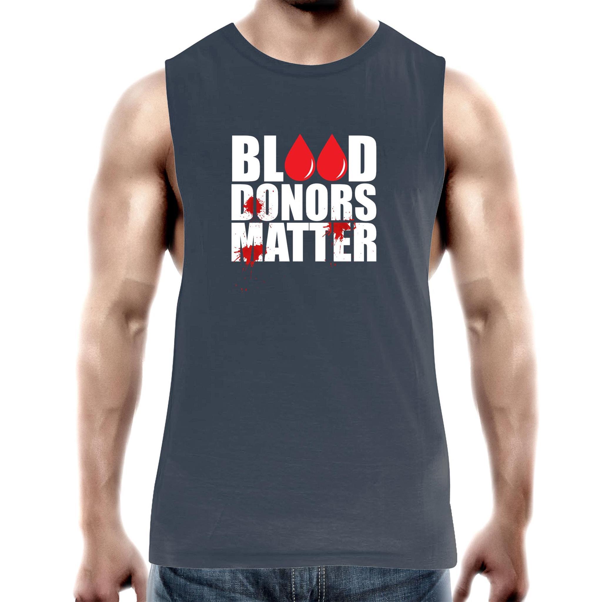 Blood Donors Matter - Men's Tank Top Tee - Blood Donation Tees