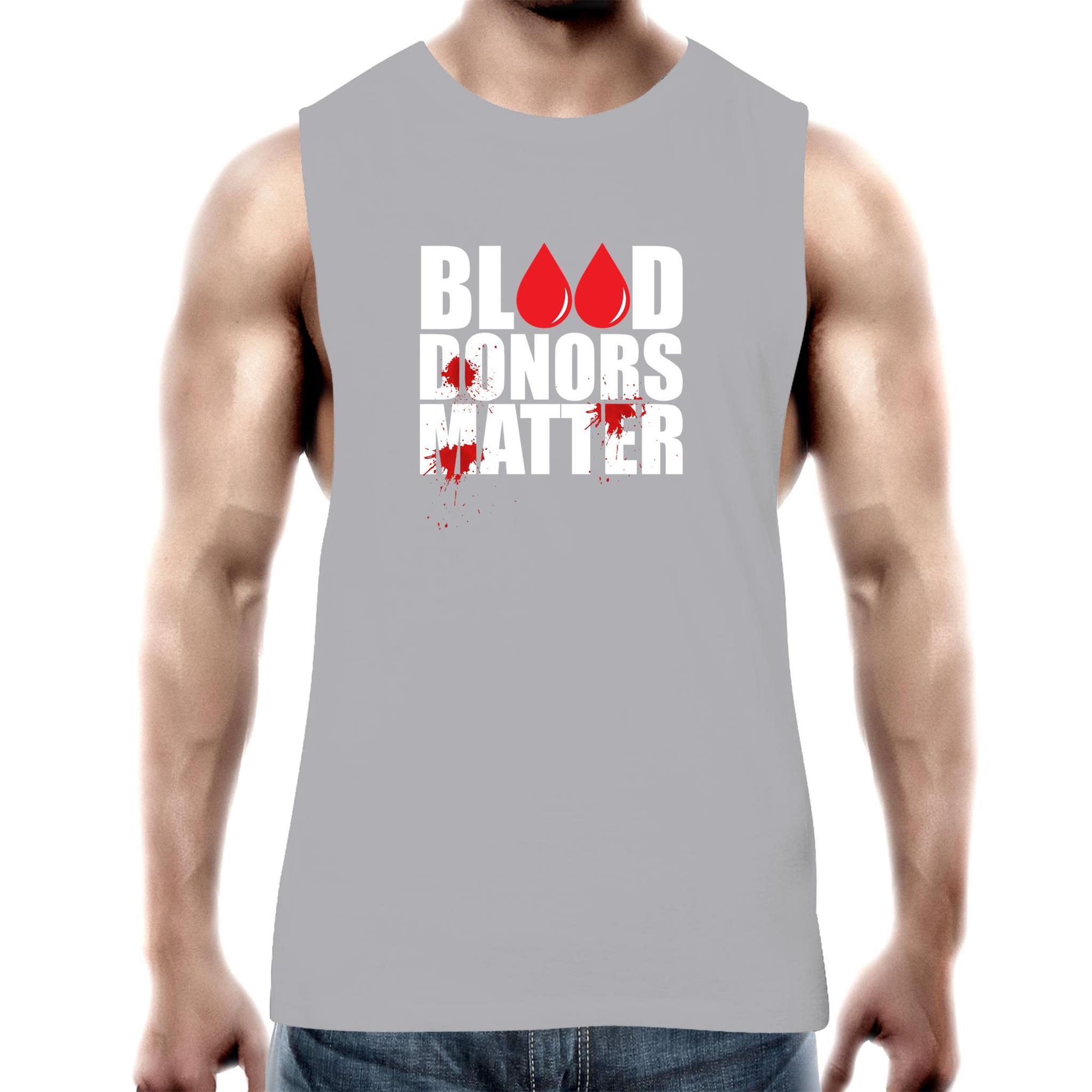 Blood Donors Matter - Men's Tank Top Tee - Blood Donation Tees