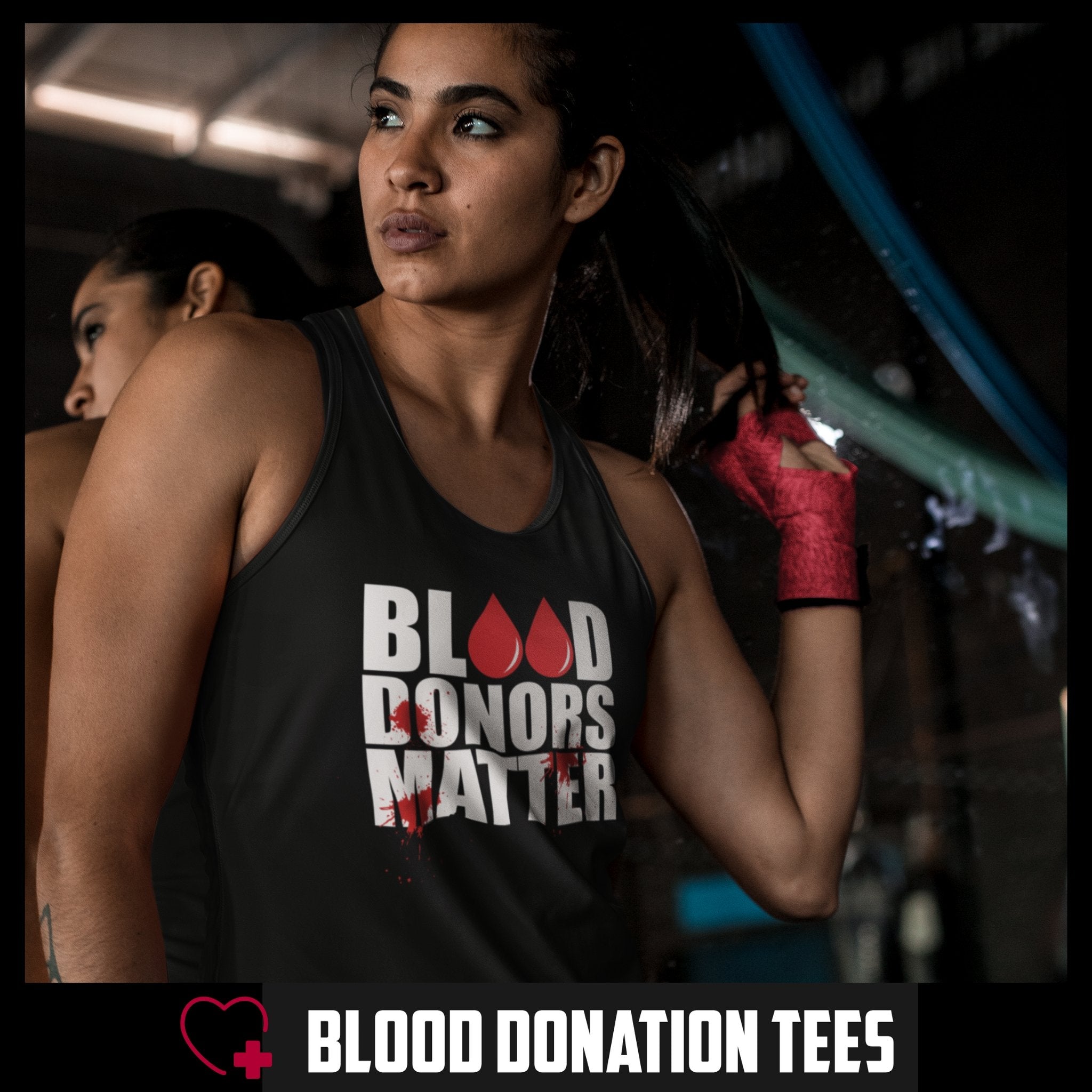 Blood Donors Matter - Women's Singlet - Blood Donation Tees