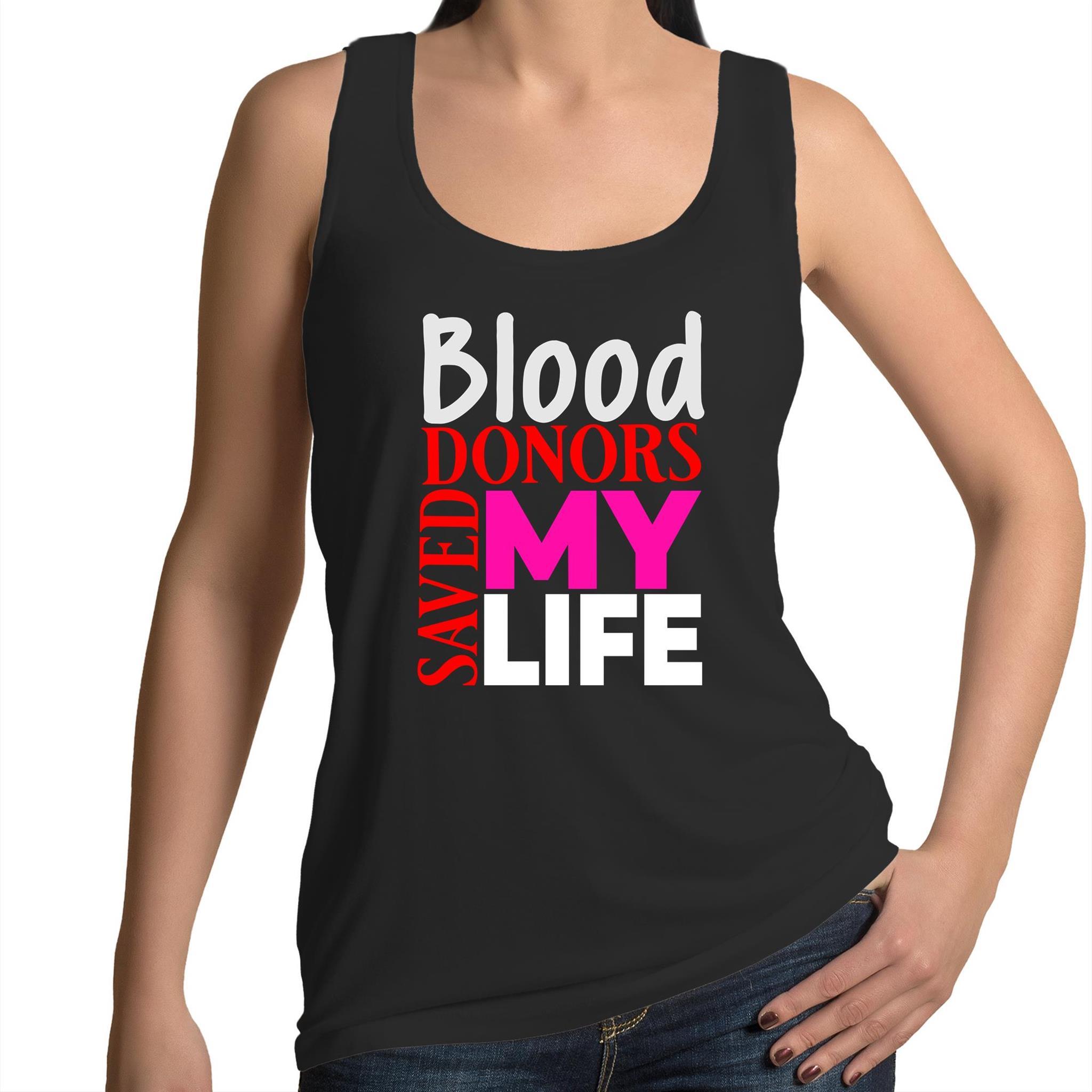 Blood Donors Matter - Women's Tulip Singlet - Blood Donation Tees