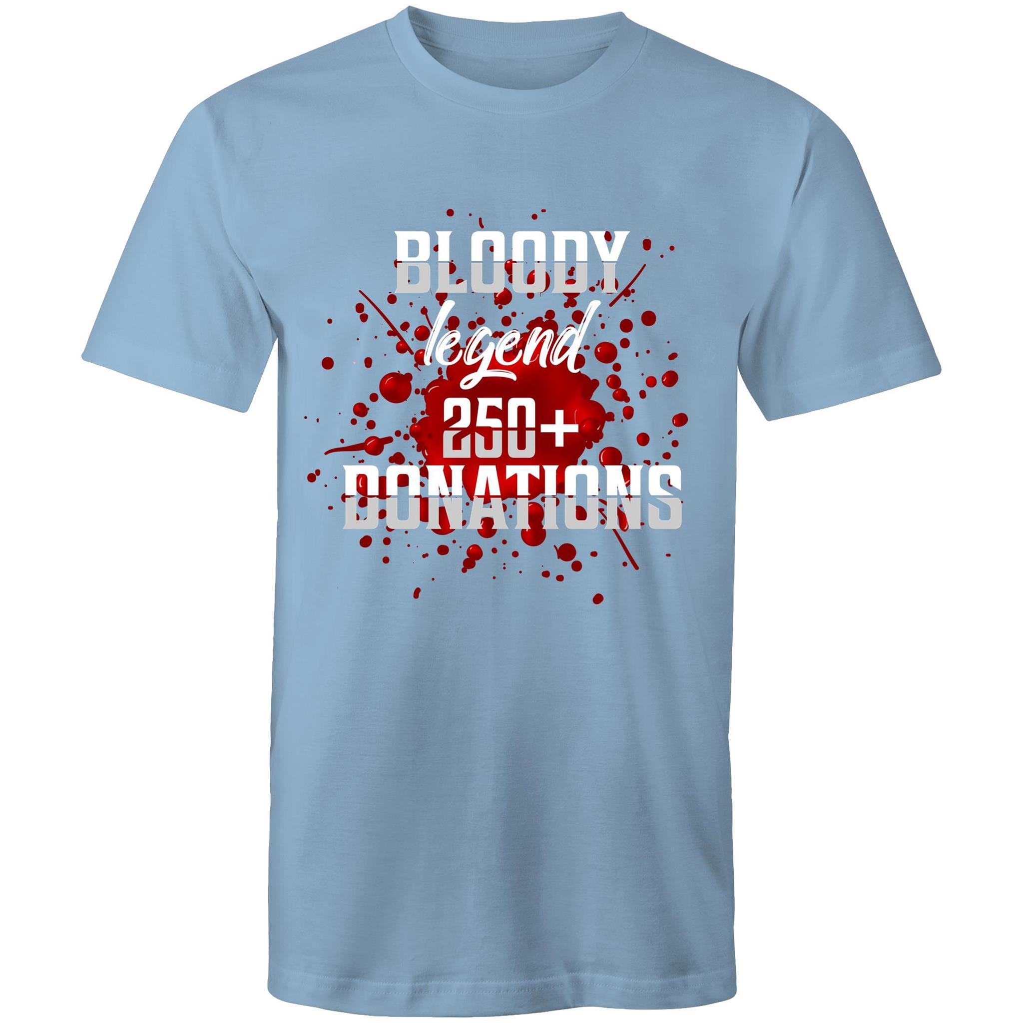 Bloody Legend 250+ - Men's T-Shirt - Blood Donation Tees