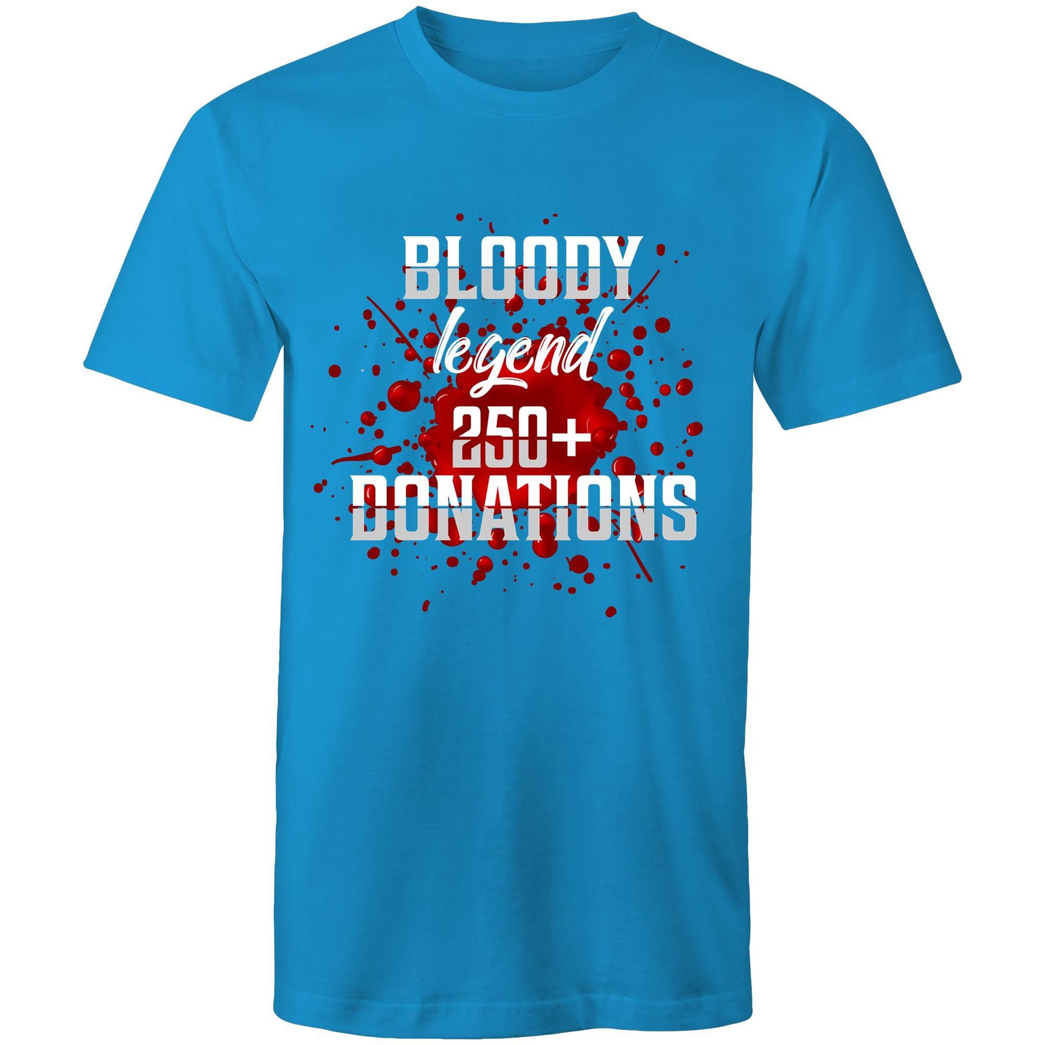 Bloody Legend 250+ - Men's T-Shirt - Blood Donation Tees