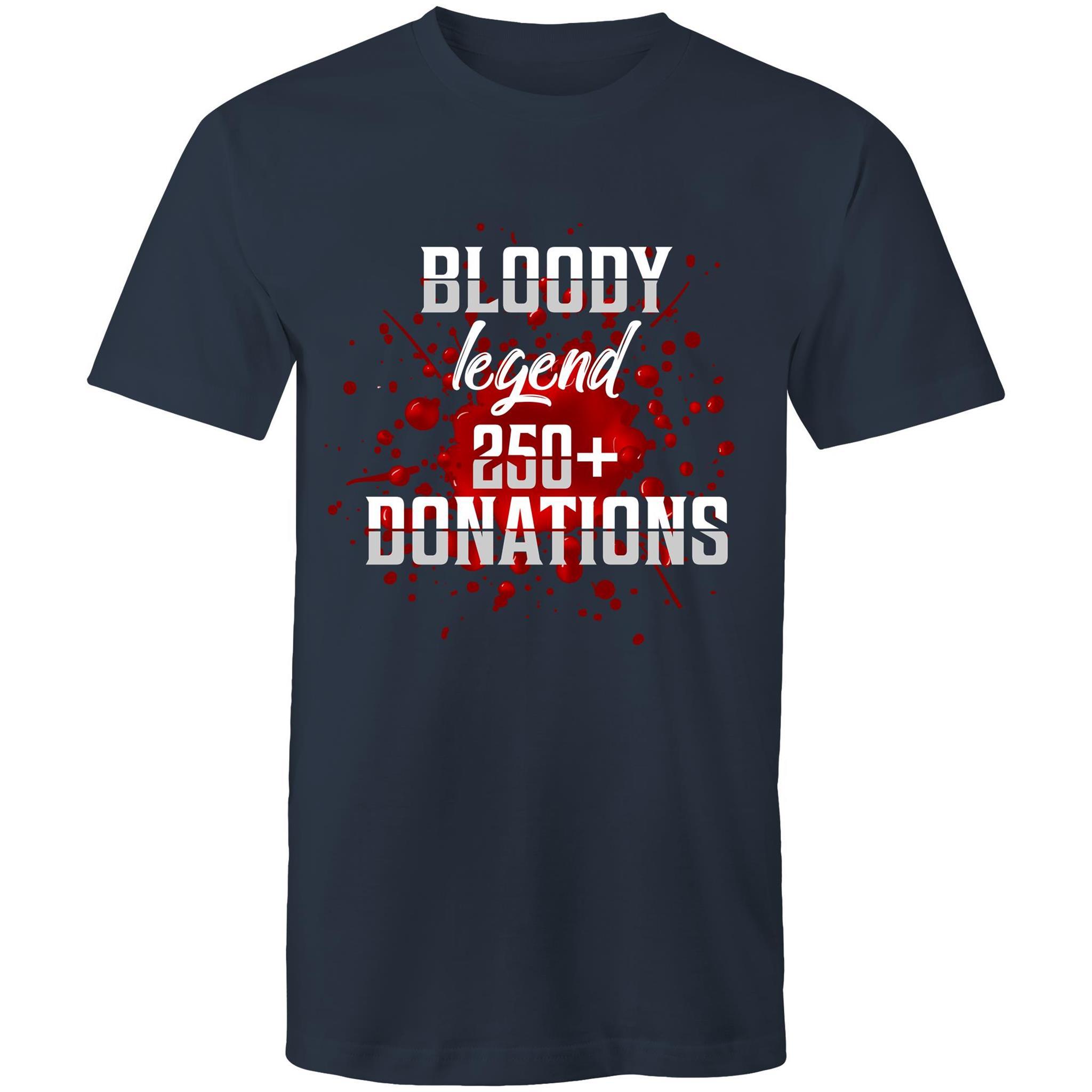 Bloody Legend 250+ - Men's T-Shirt - Blood Donation Tees
