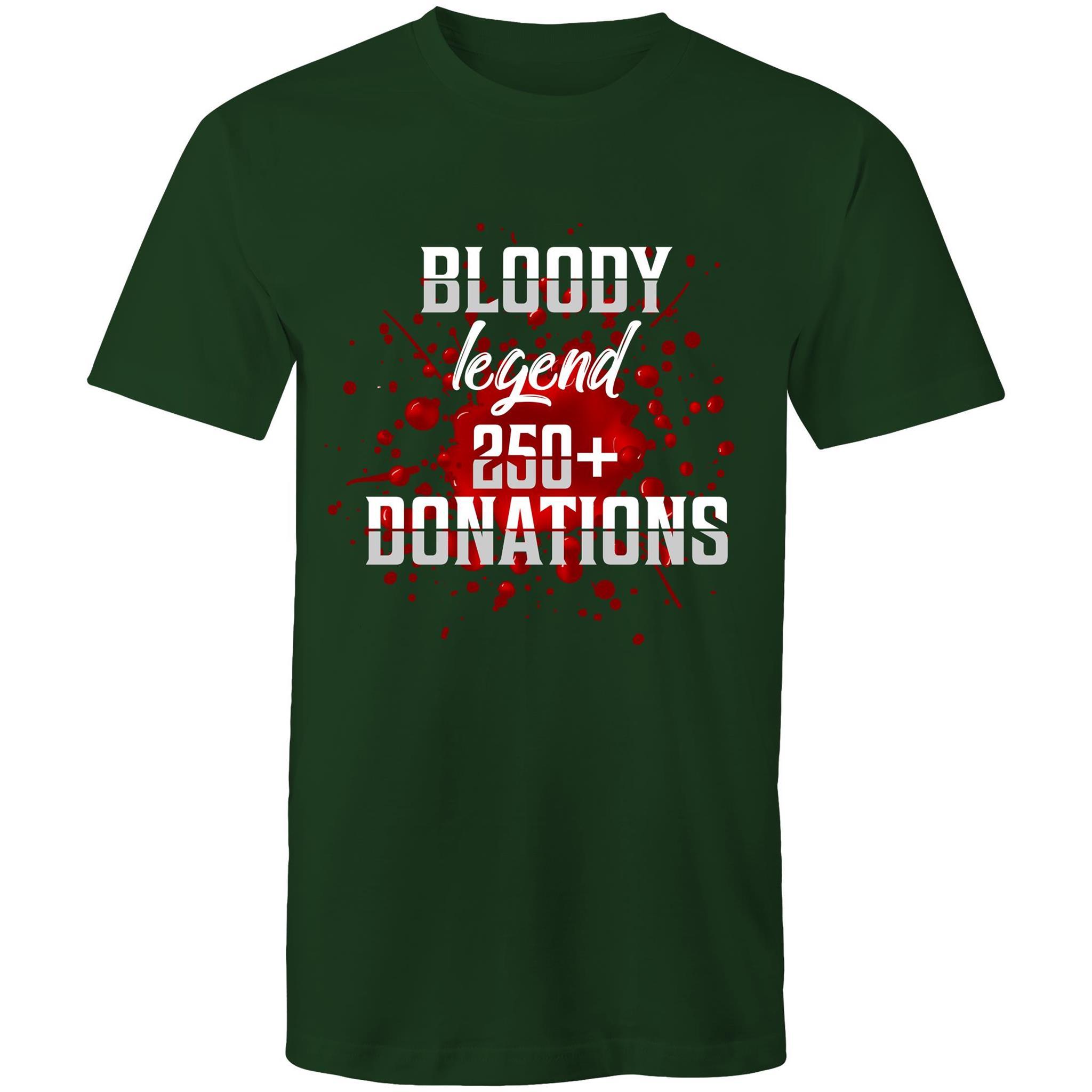 Bloody Legend 250+ - Men's T-Shirt - Blood Donation Tees