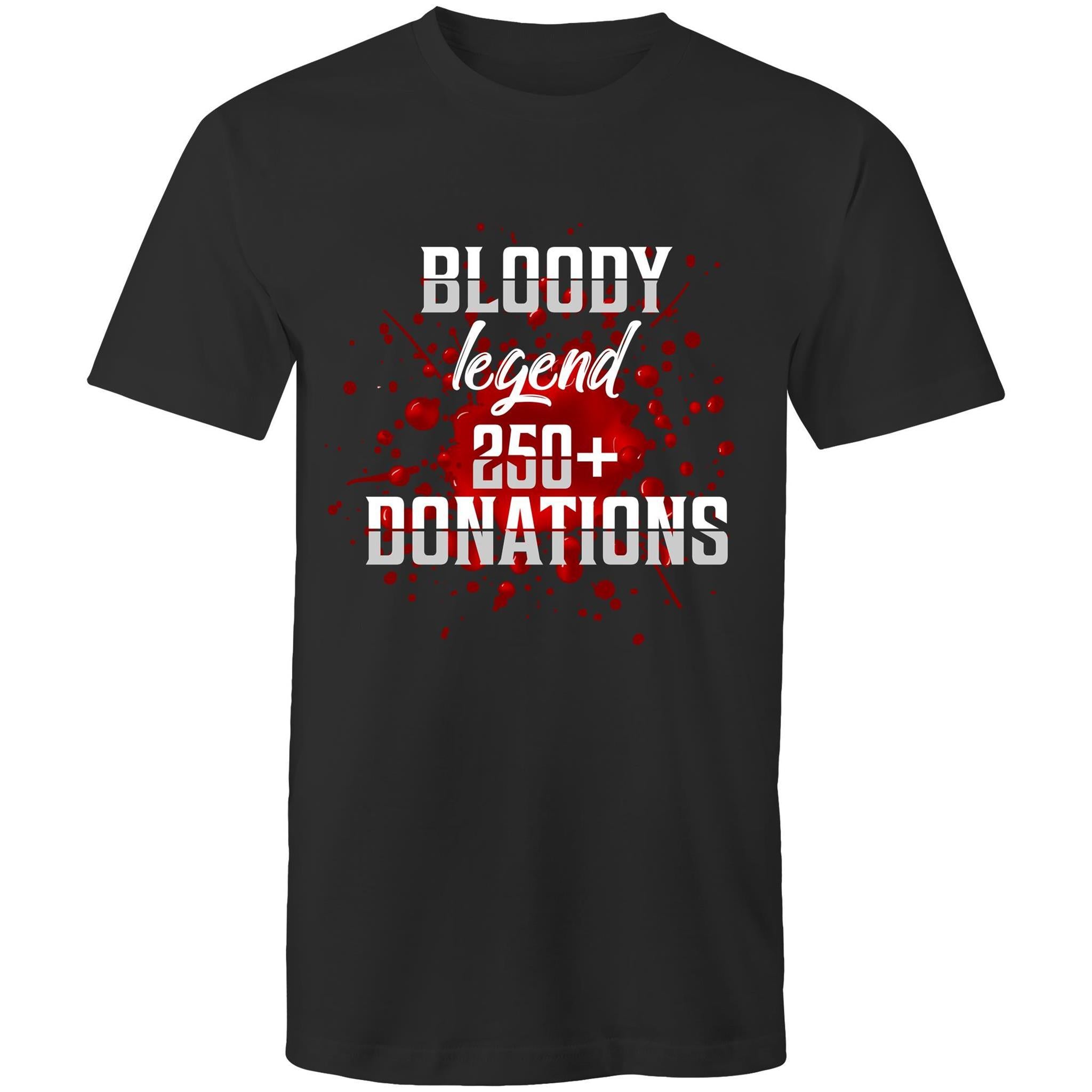 Bloody Legend 250+ - Men's T-Shirt - Blood Donation Tees