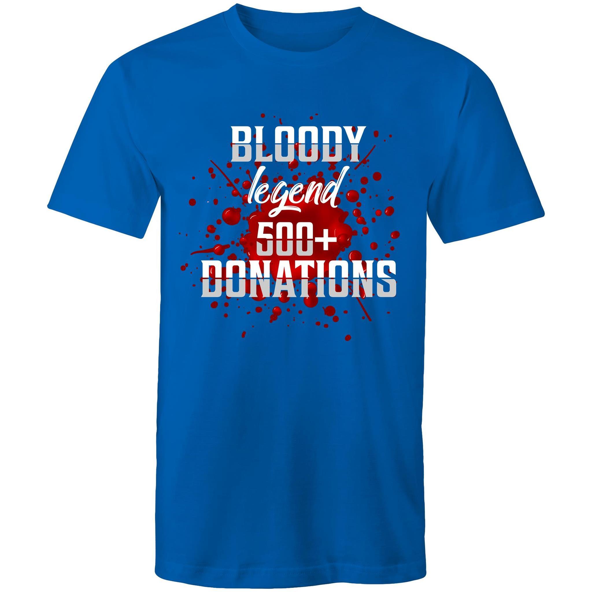Bloody Legend 500+ Men's T-Shirt - Blood Donation Tees