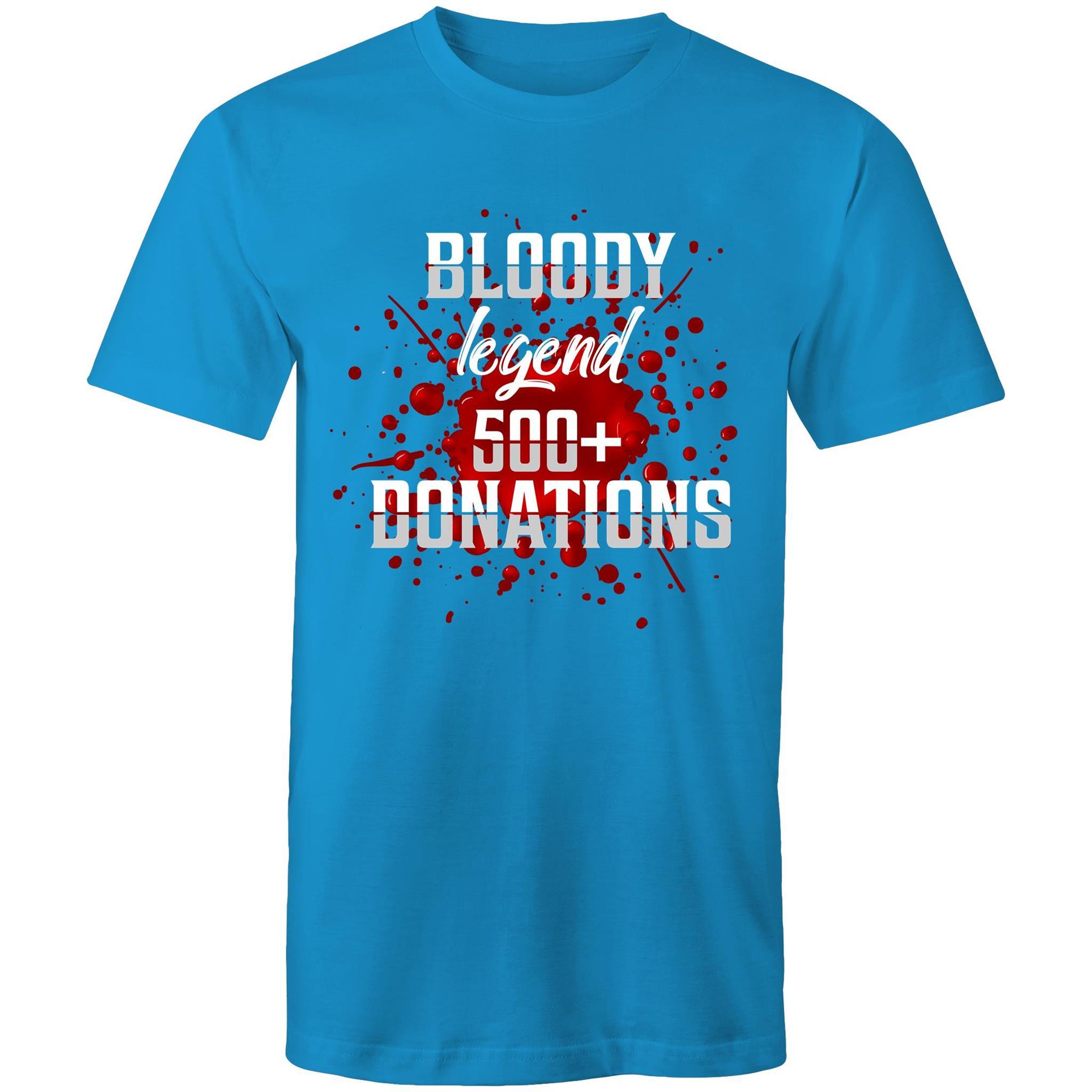 Bloody Legend 500+ Men's T-Shirt - Blood Donation Tees