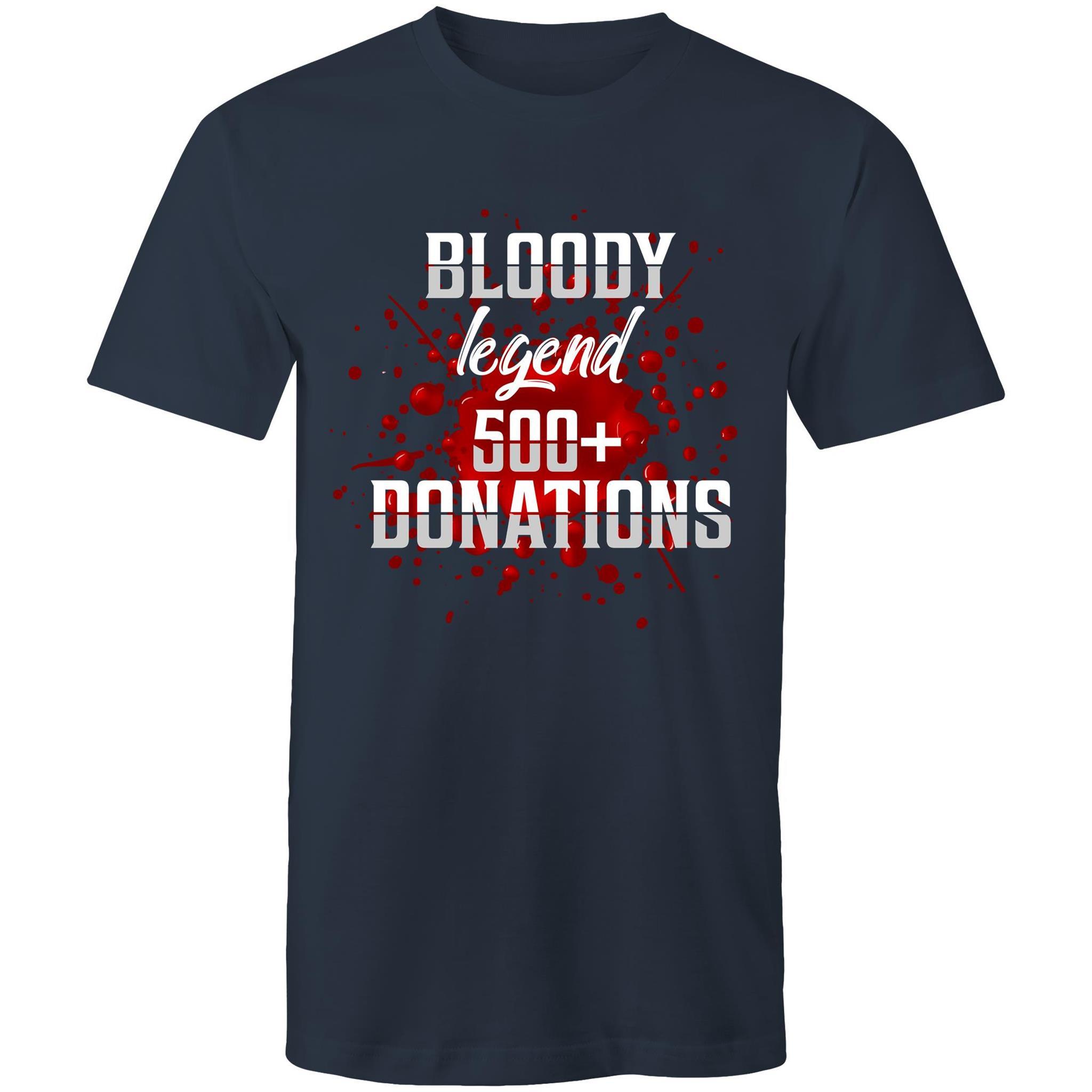 Bloody Legend 500+ Men's T-Shirt - Blood Donation Tees