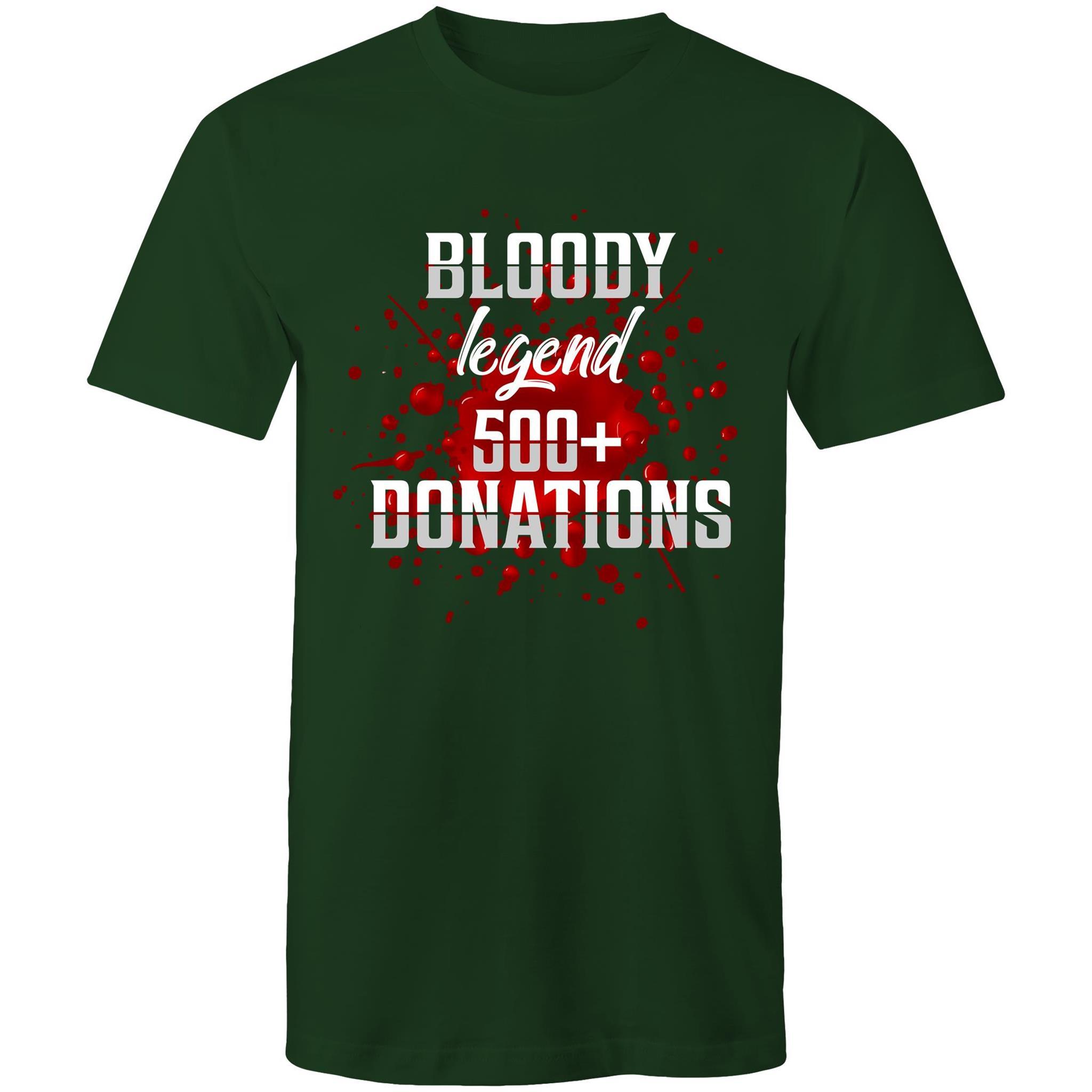 Bloody Legend 500+ Men's T-Shirt - Blood Donation Tees