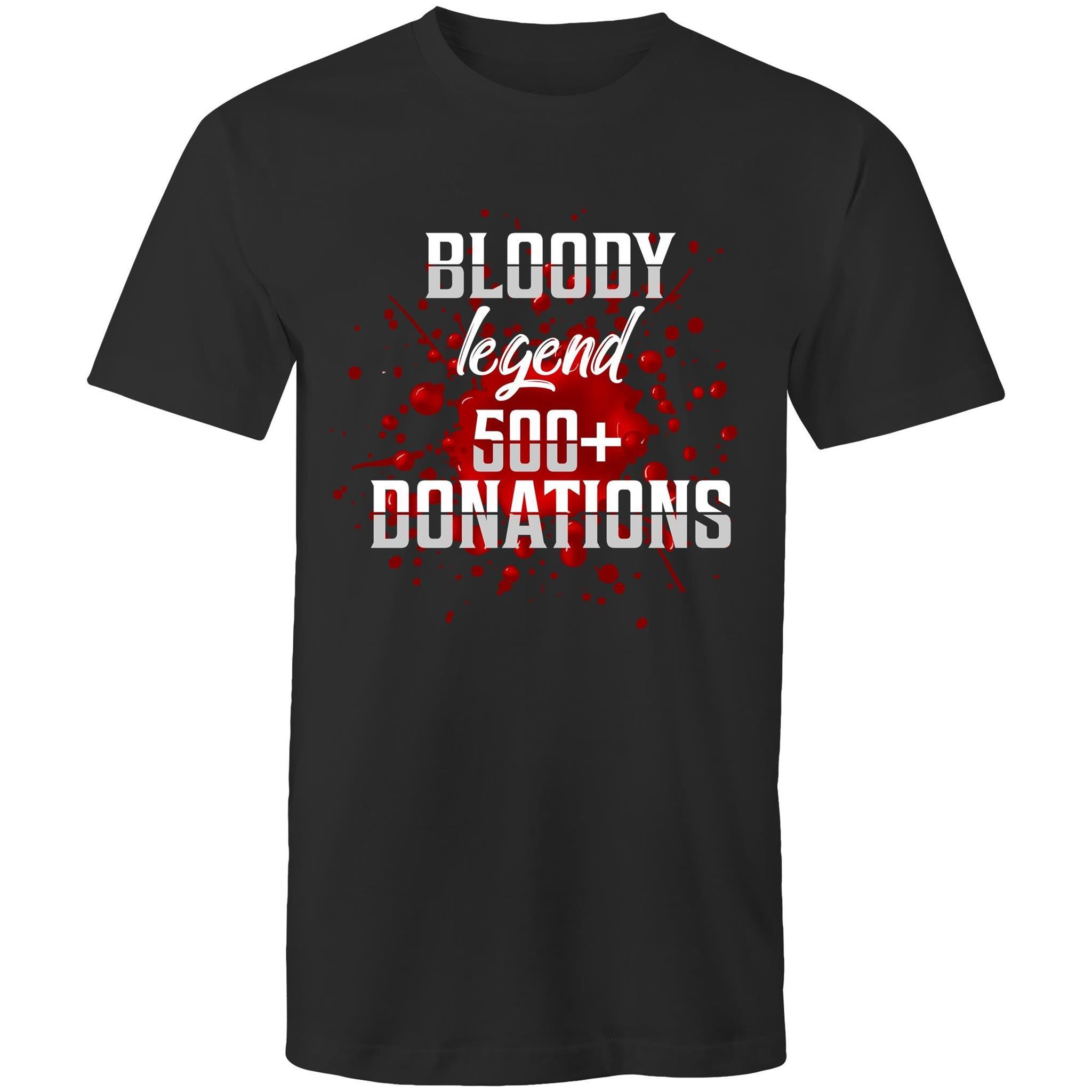 Bloody Legend 500+ Men's T-Shirt - Blood Donation Tees