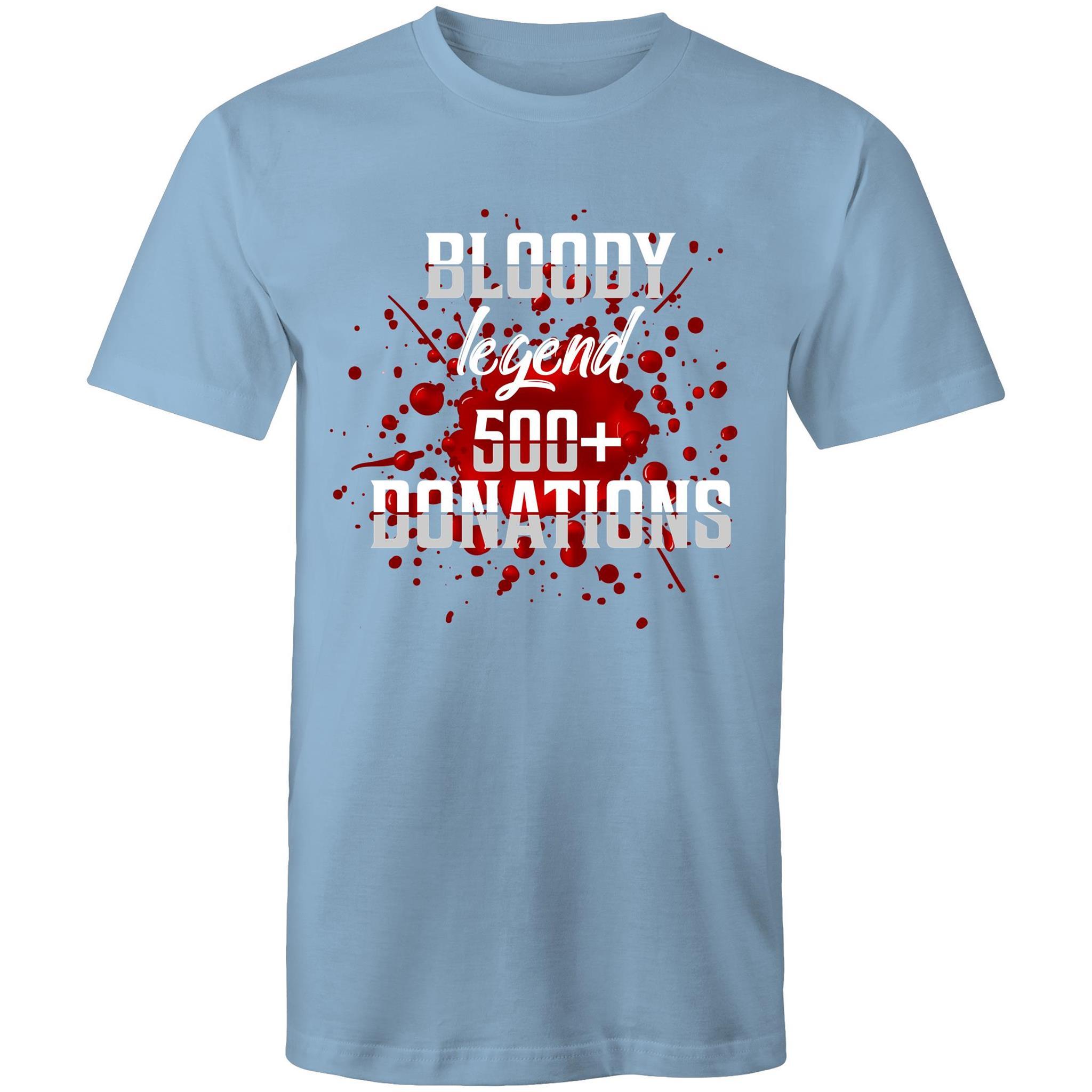 Bloody Legend 500+ Men's T-Shirt - Blood Donation Tees