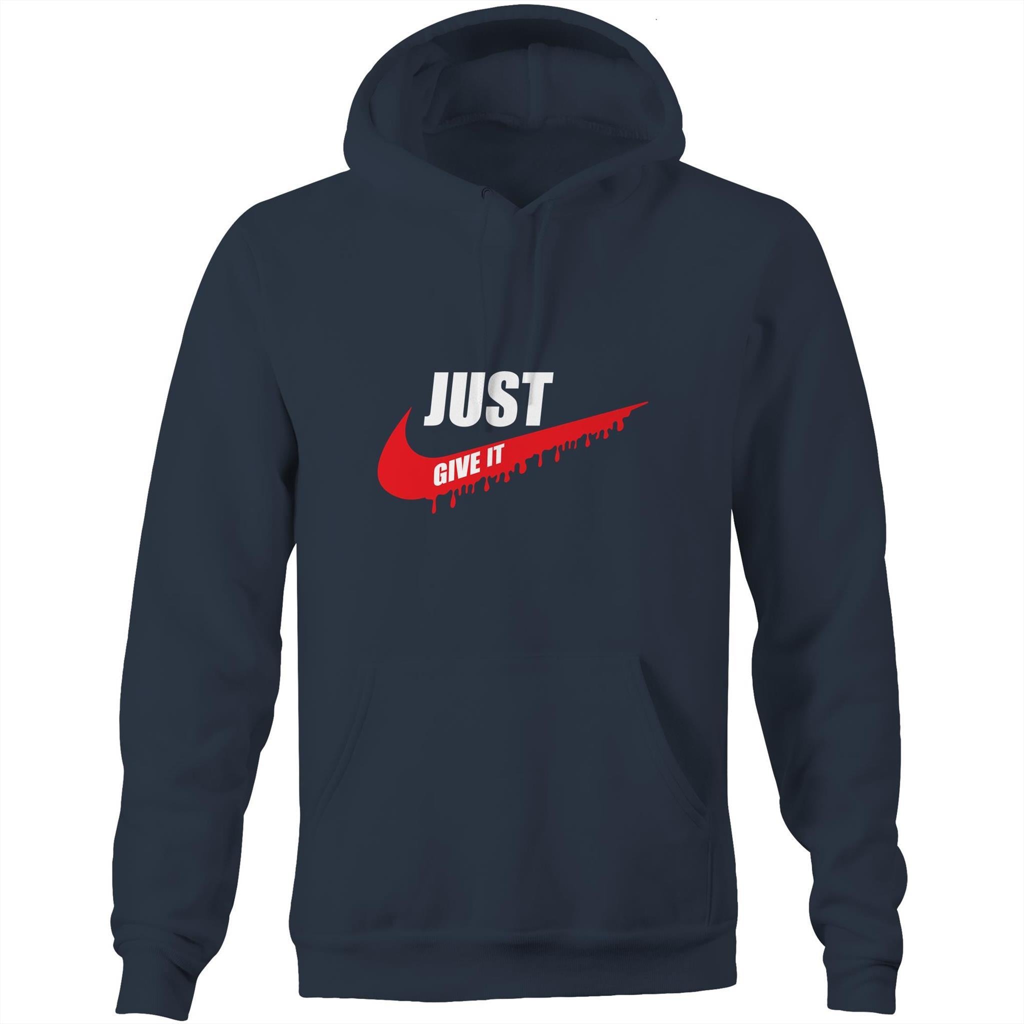 Just Give It - Pocket Hoodie Sweatshirt - Blood Donation Tees