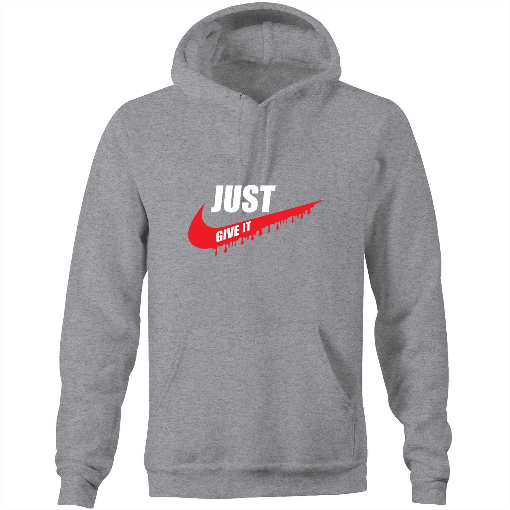 Just Give It - Pocket Hoodie Sweatshirt - Blood Donation Tees