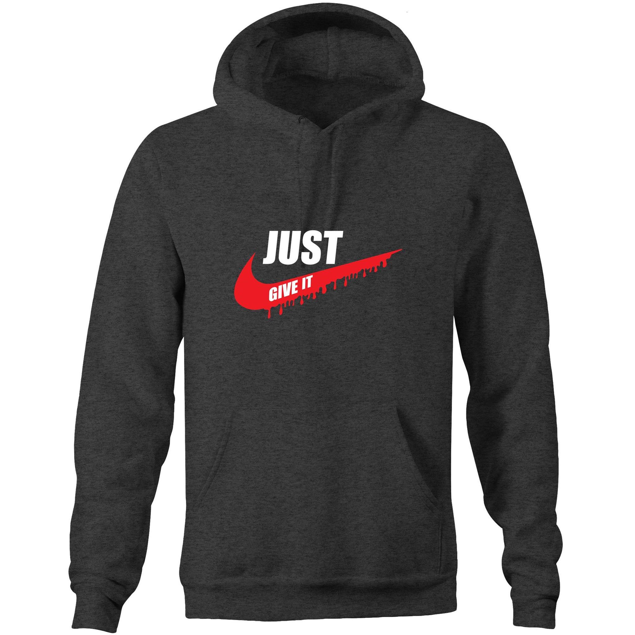 Just Give It - Pocket Hoodie Sweatshirt - Blood Donation Tees