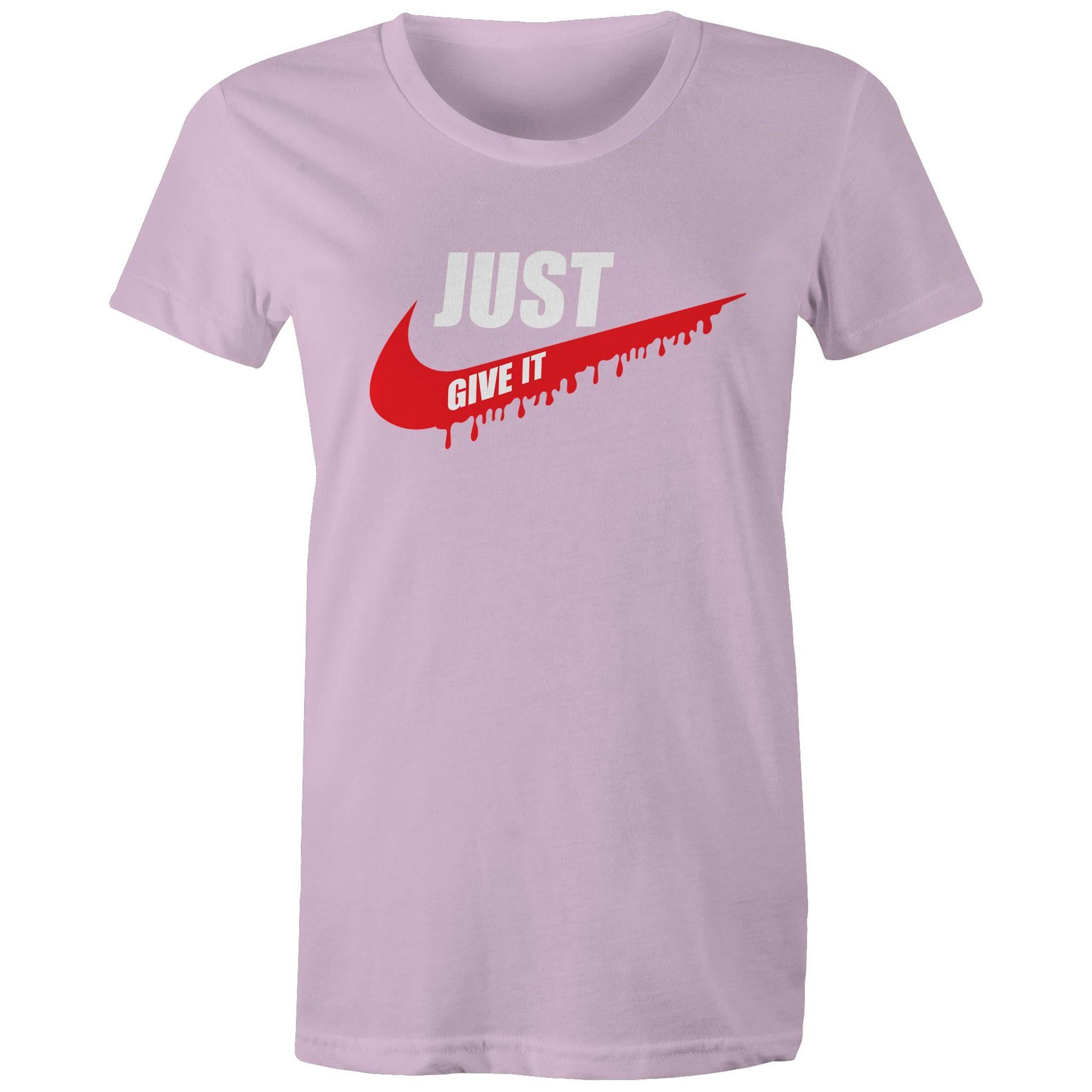Just Give It - Women's Maple Tee - Blood Donation Tees