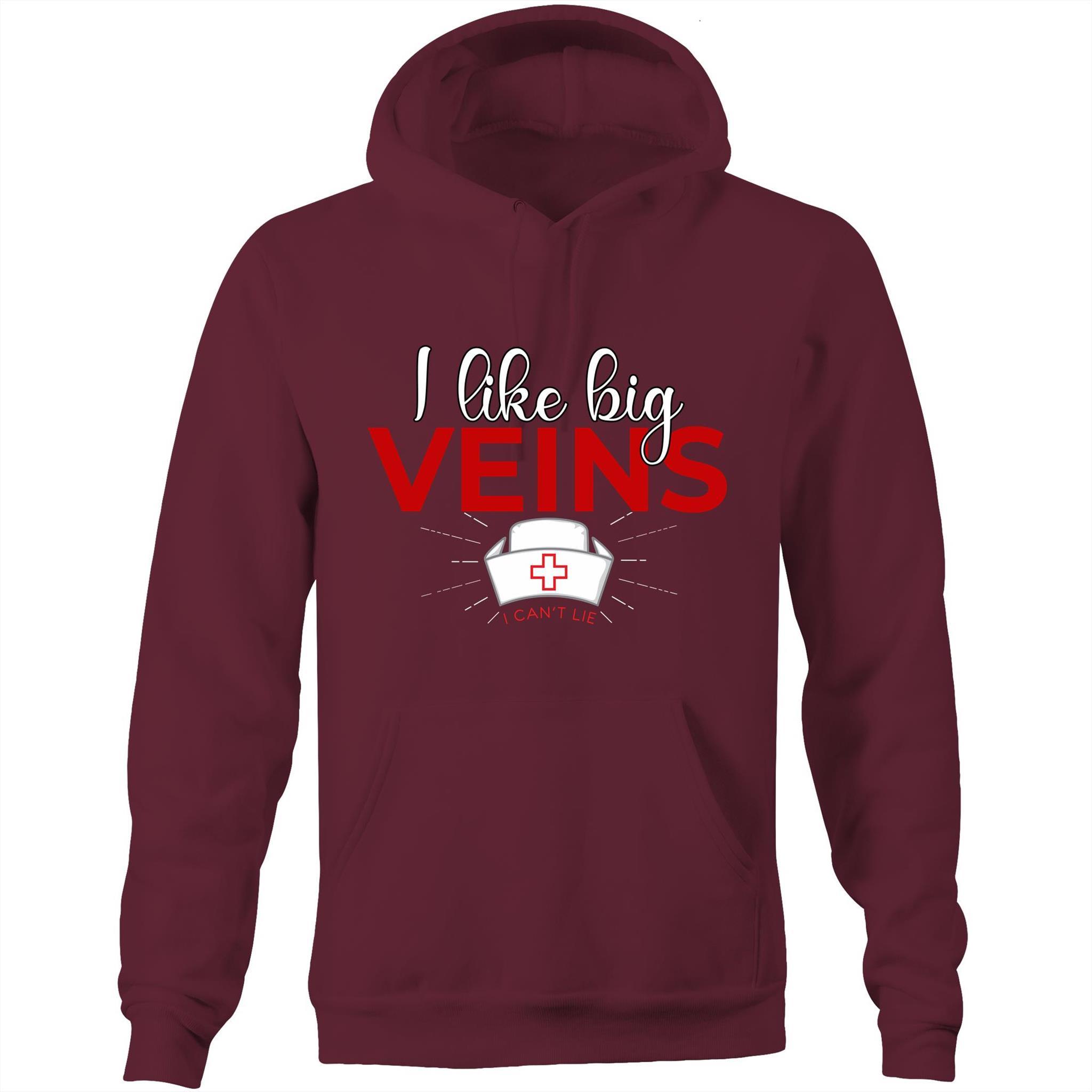 l like big Veins - Pocket Hoodie - Blood Donation Tees