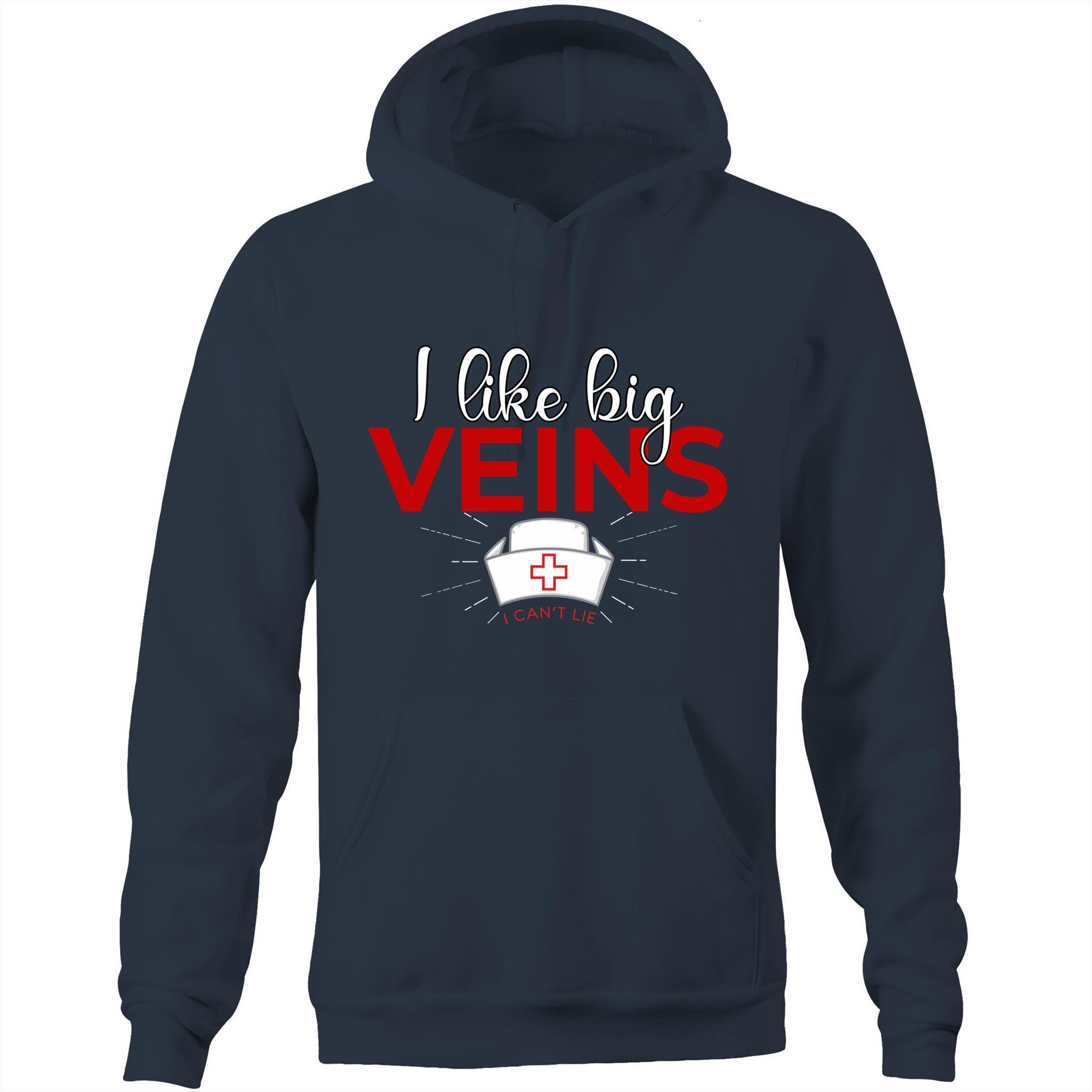 l like big Veins - Pocket Hoodie - Blood Donation Tees