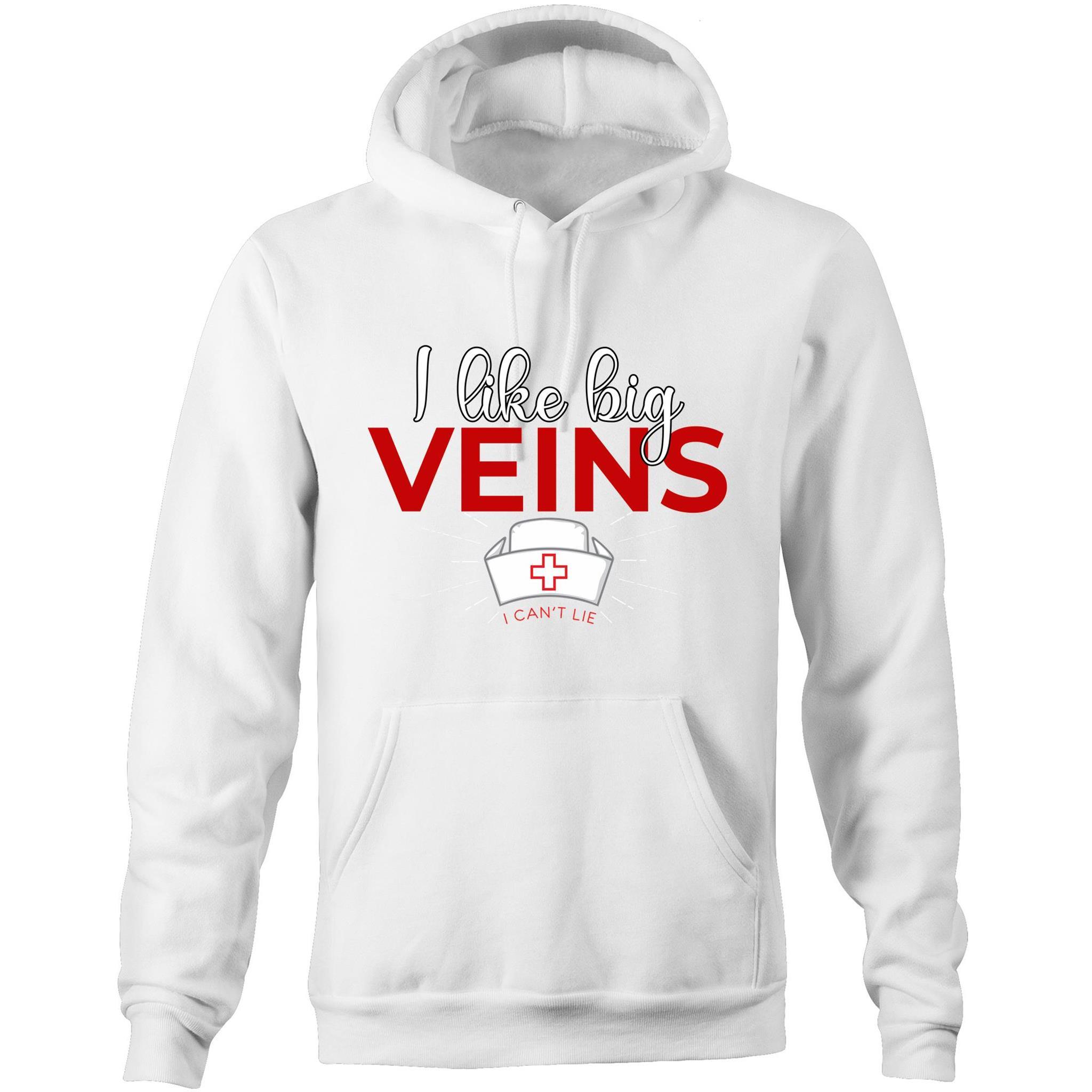 l like big Veins - Pocket Hoodie - Blood Donation Tees