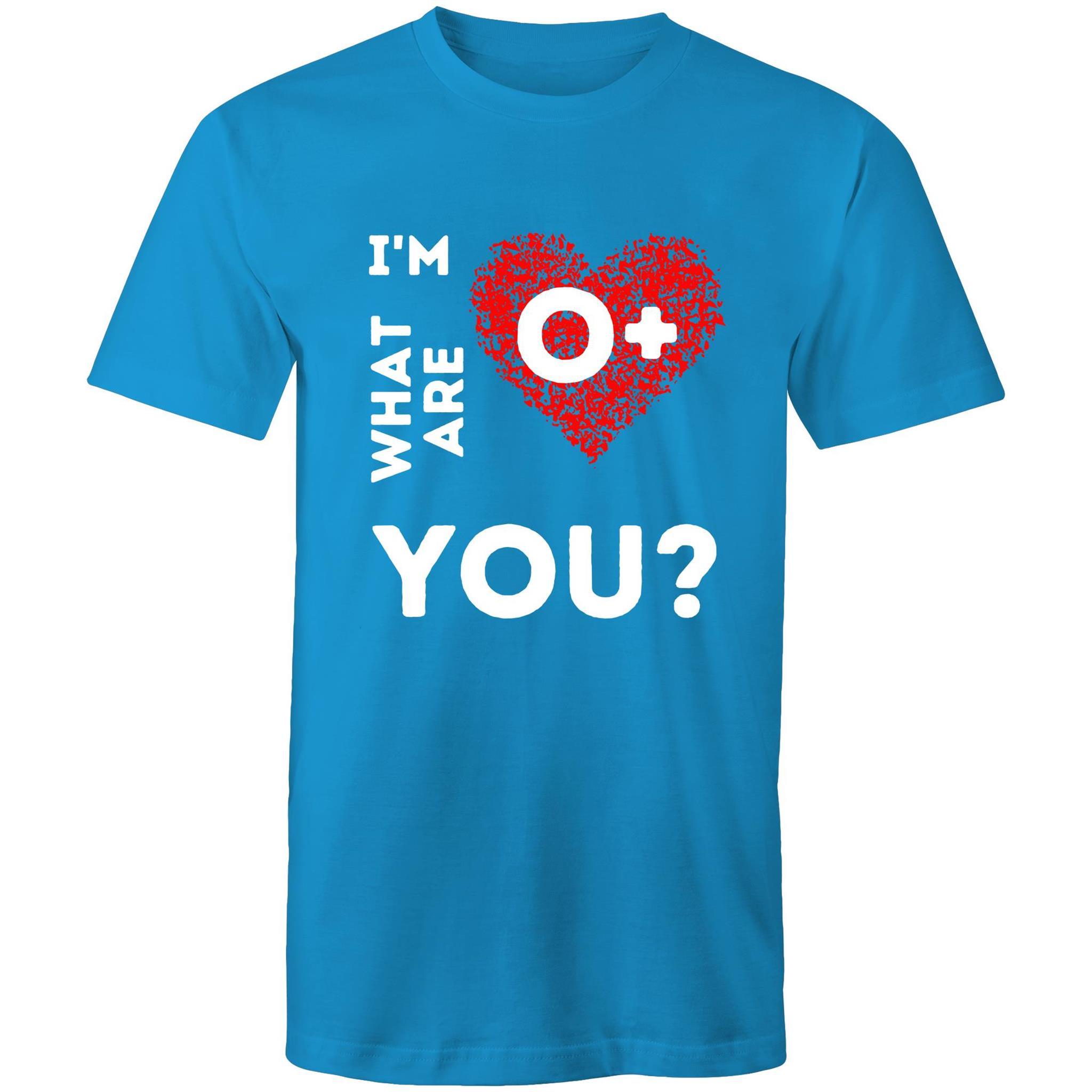 O+ Blood type - Men's T-Shirt - Blood Donation Tees