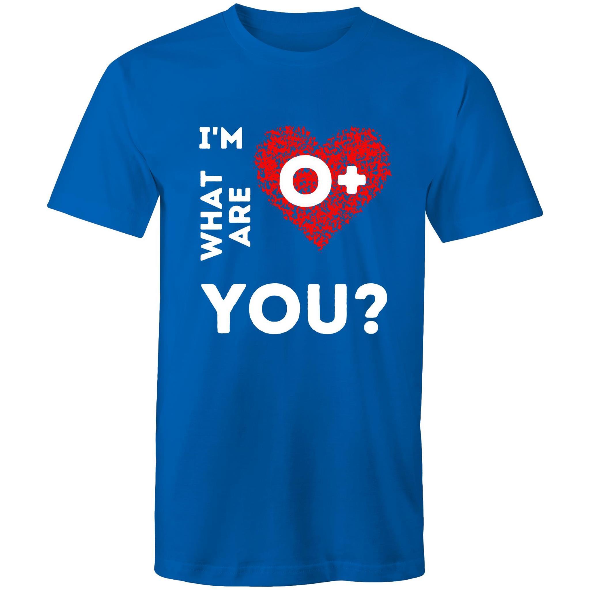 O+ Blood type - Men's T-Shirt - Blood Donation Tees