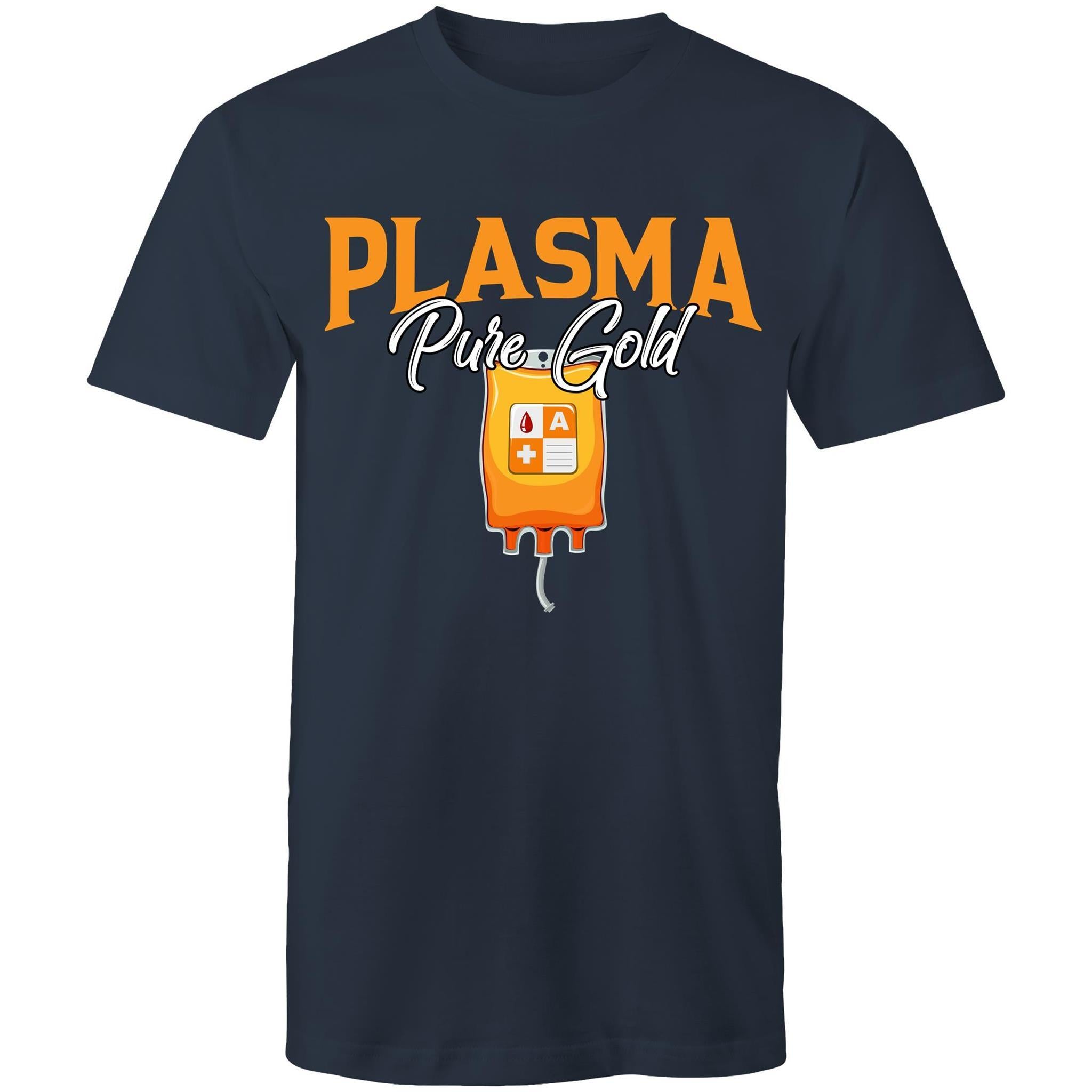 Plasma Pure Gold - Men's T-Shirt - Blood Donation Tees