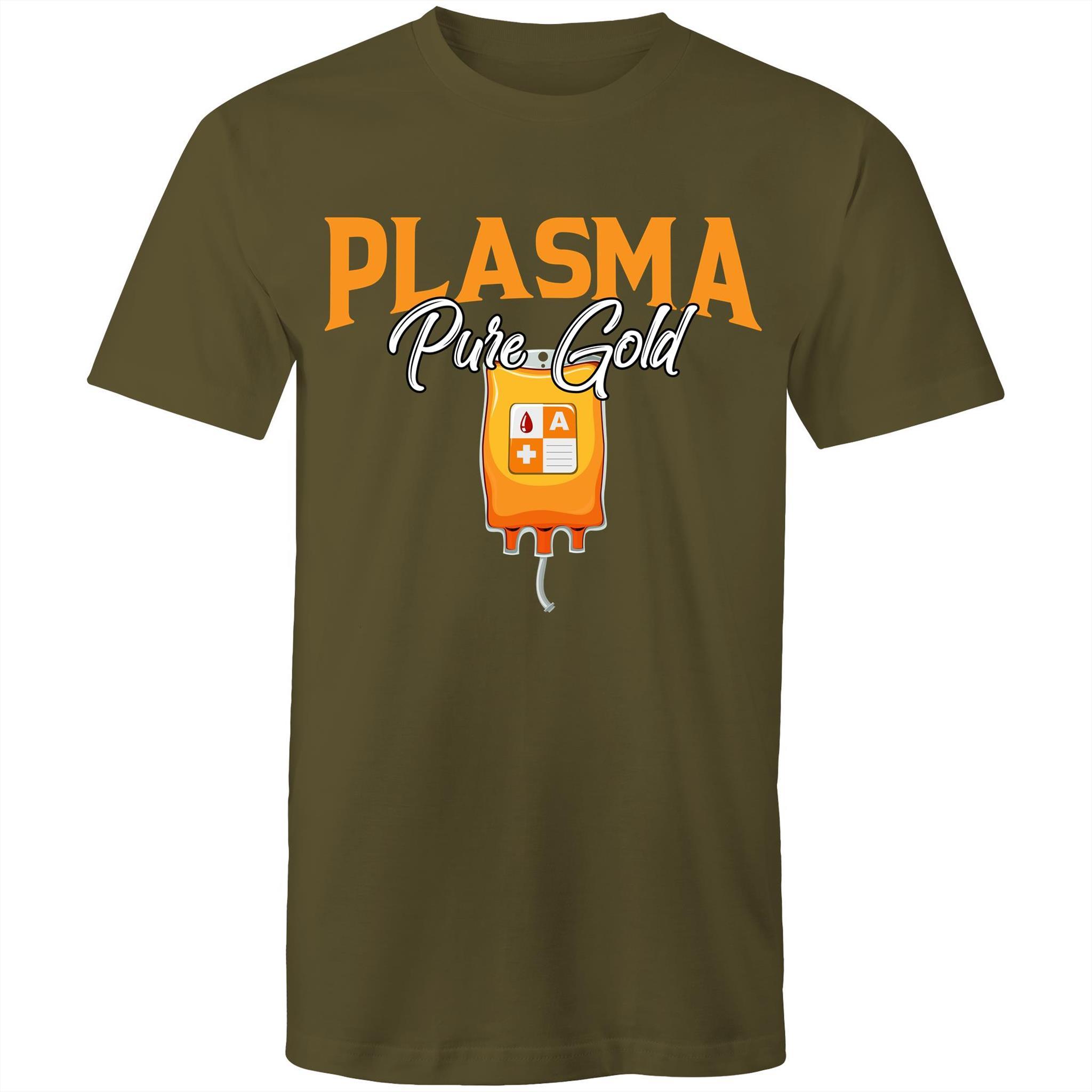 Plasma Pure Gold - Men's T-Shirt - Blood Donation Tees