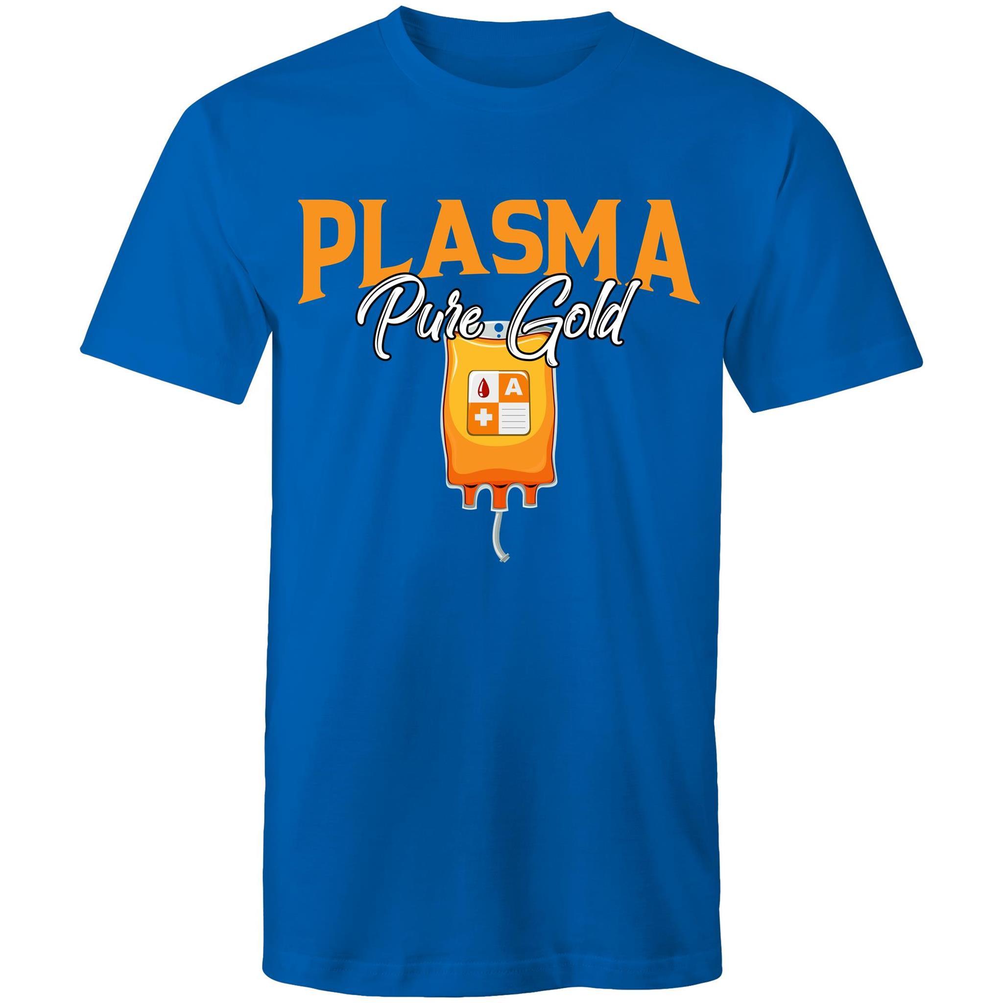 Plasma Pure Gold - Men's T-Shirt - Blood Donation Tees