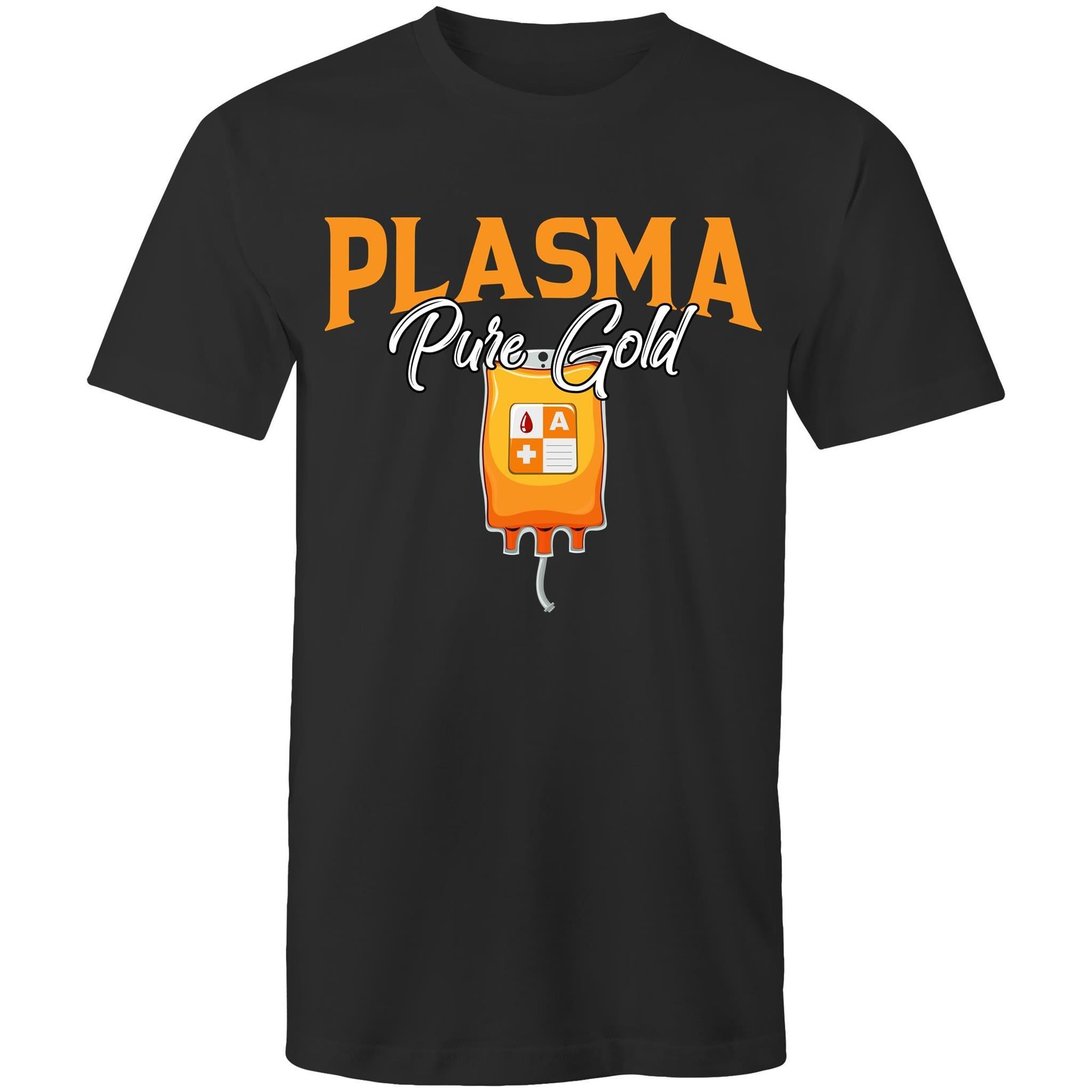 Plasma Pure Gold - Men's T-Shirt - Blood Donation Tees