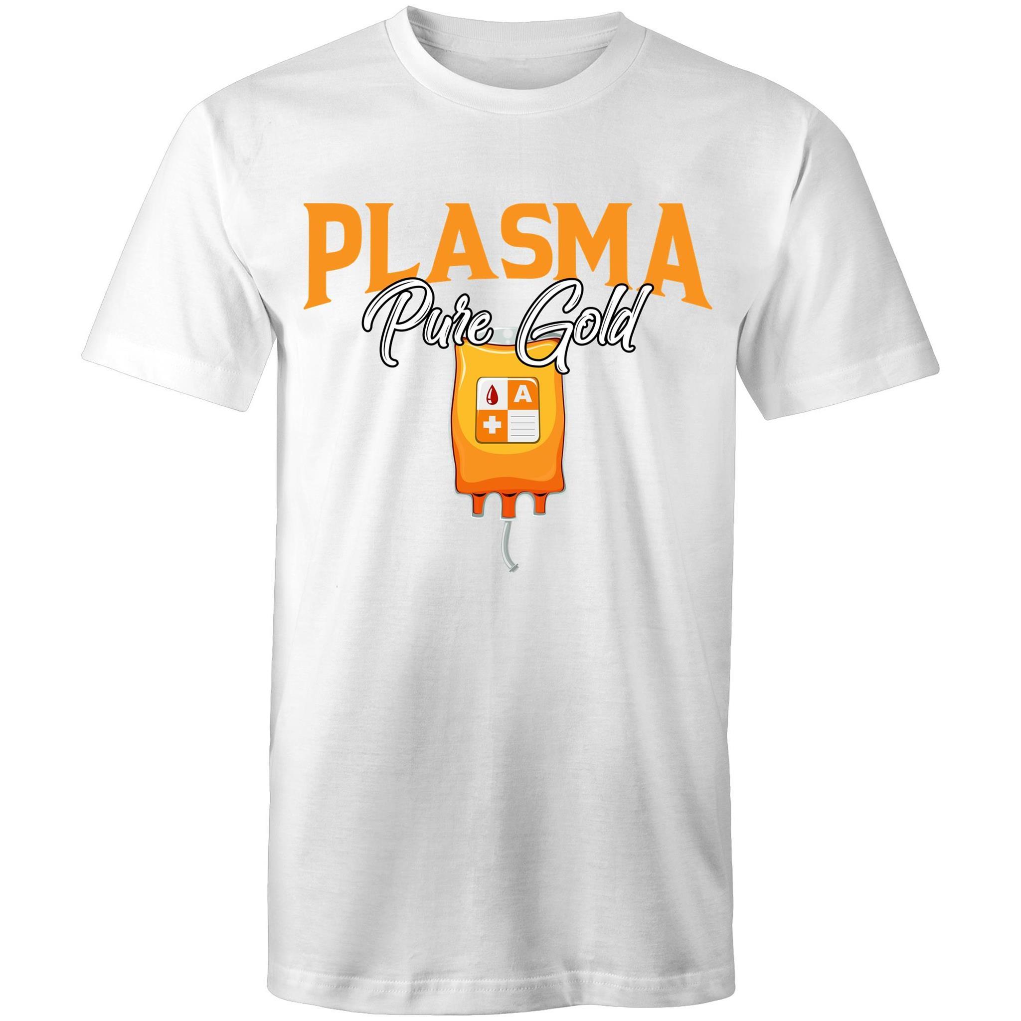 Plasma Pure Gold - Men's T-Shirt - Blood Donation Tees